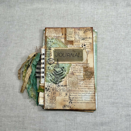 Spiral Bound Handmade Forrest Themed Journal