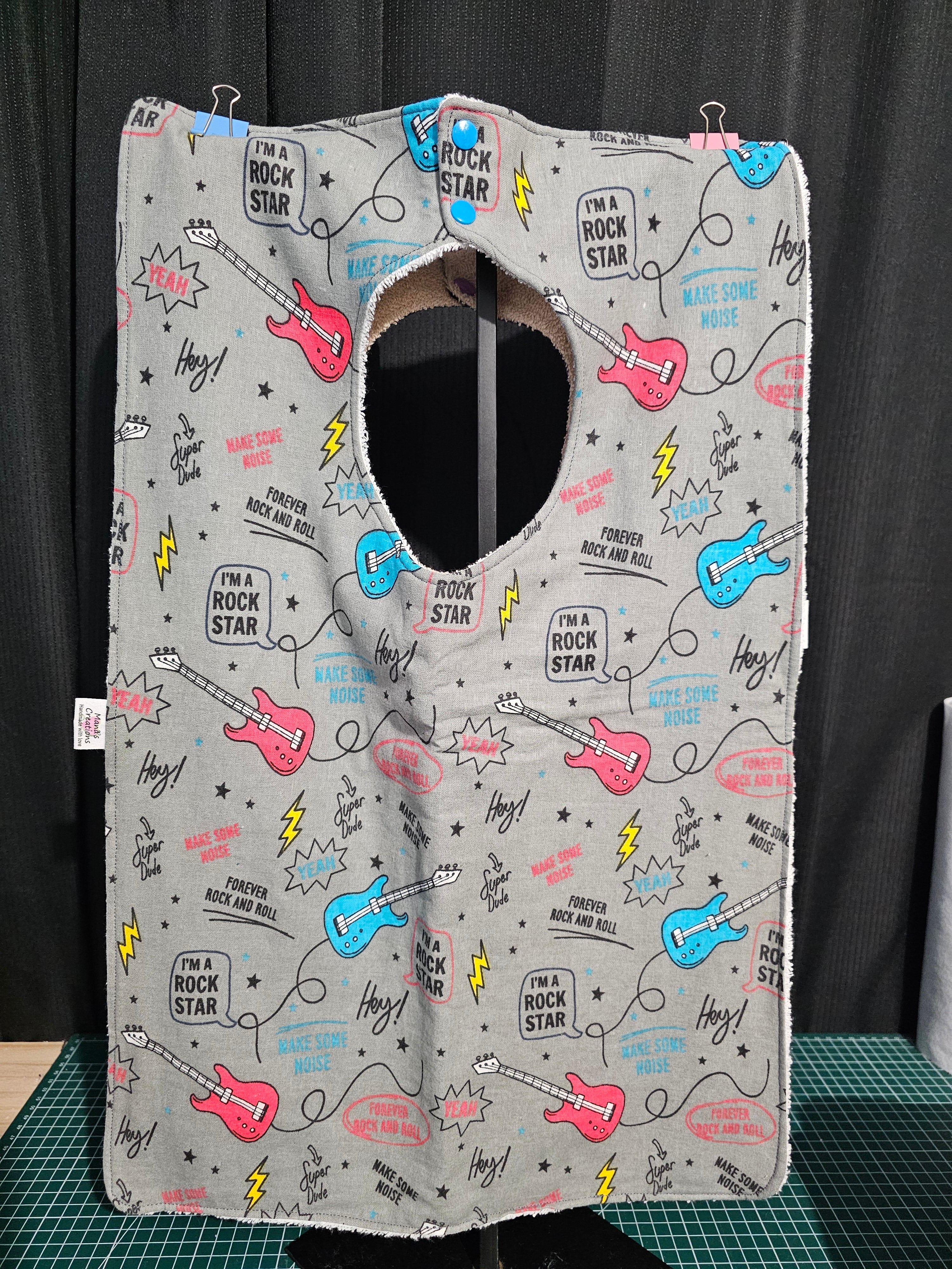 Adult / Special Needs Bib – Clothing Protector - Music