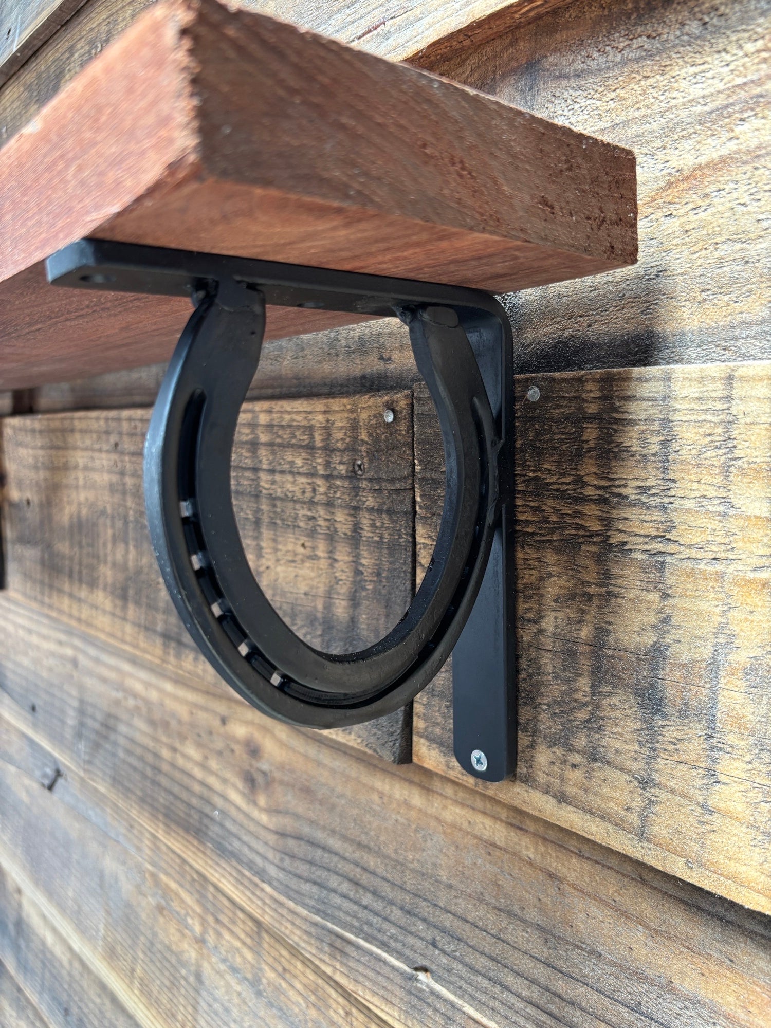Horseshoe Shelf Wall Bracket
