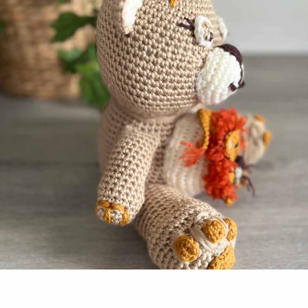 Handmade Teddy Bear - Tiger Teddy Bear