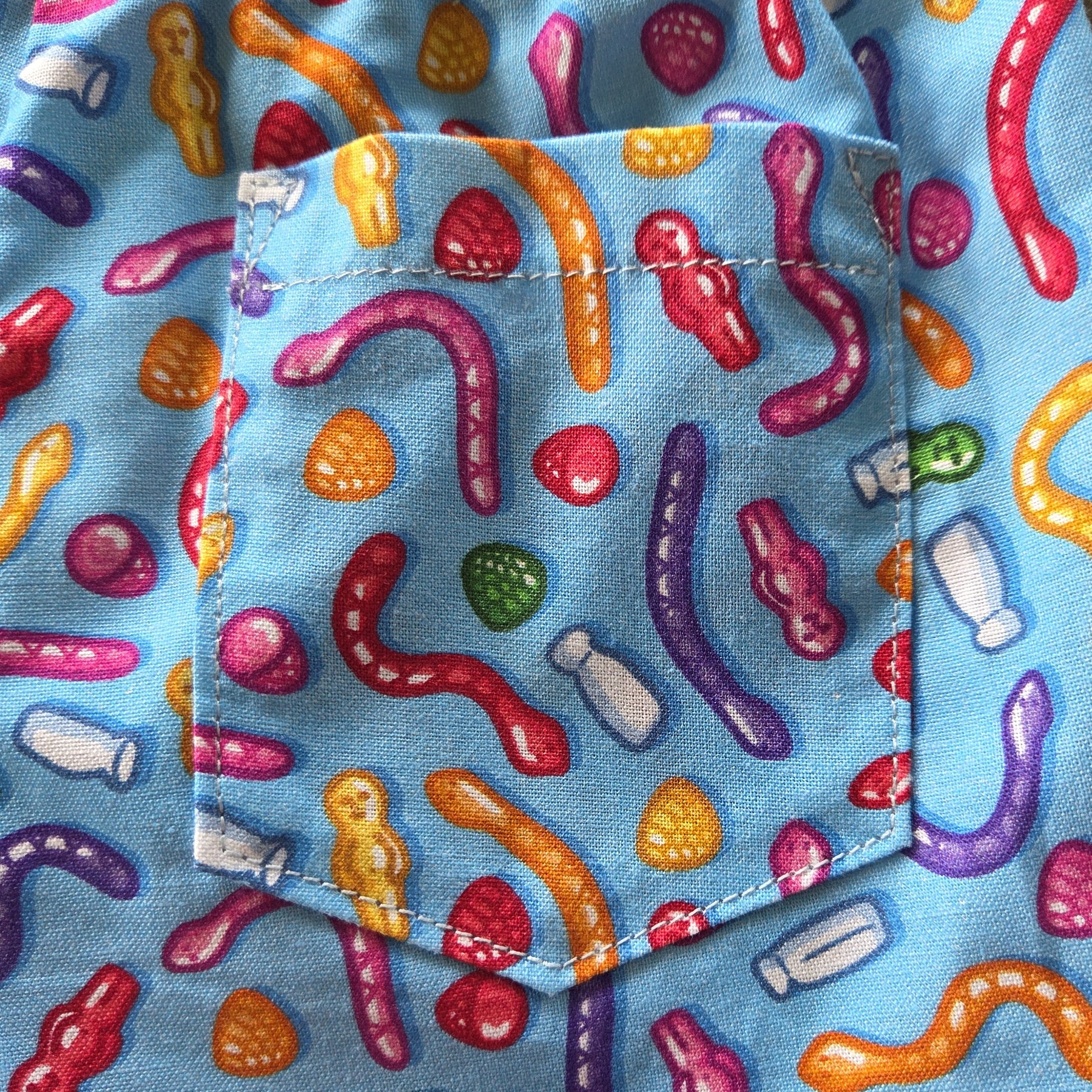 "Aussie Lollies" Quirky Fun Shorts - Size 3 Years
