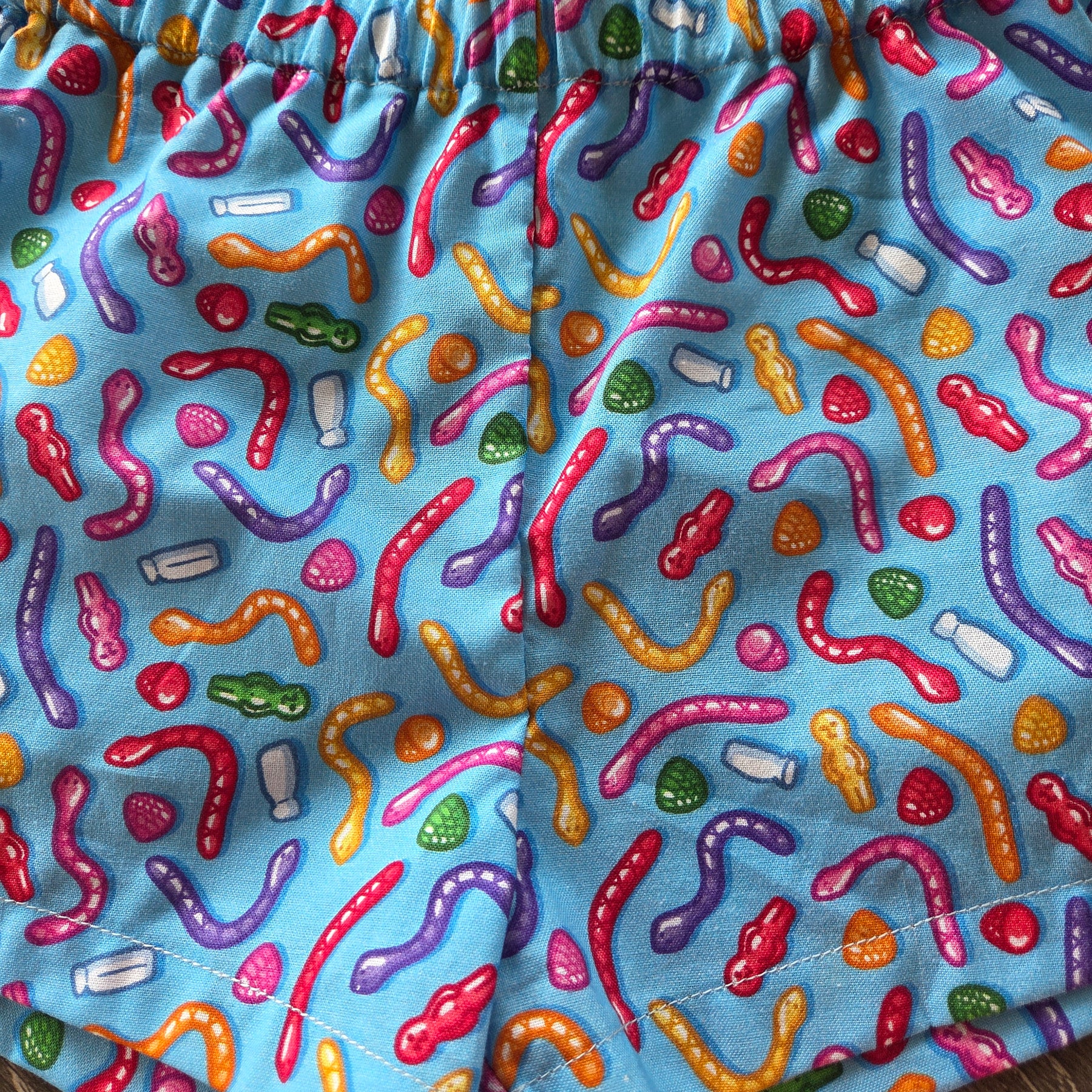 "Aussie Lollies" Quirky Fun Shorts - Size 3 Years