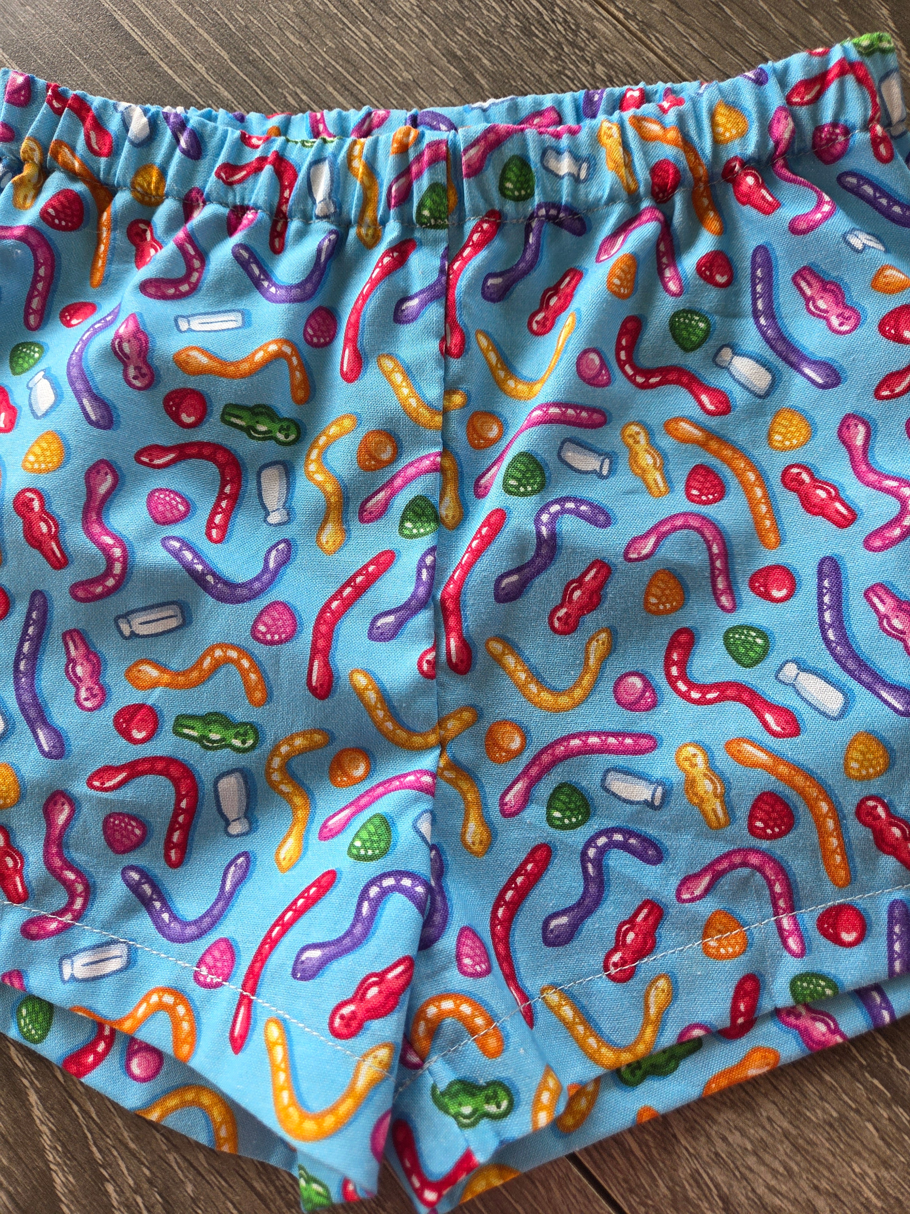 "Aussie Lollies" Quirky Fun Shorts - Size 3 Years