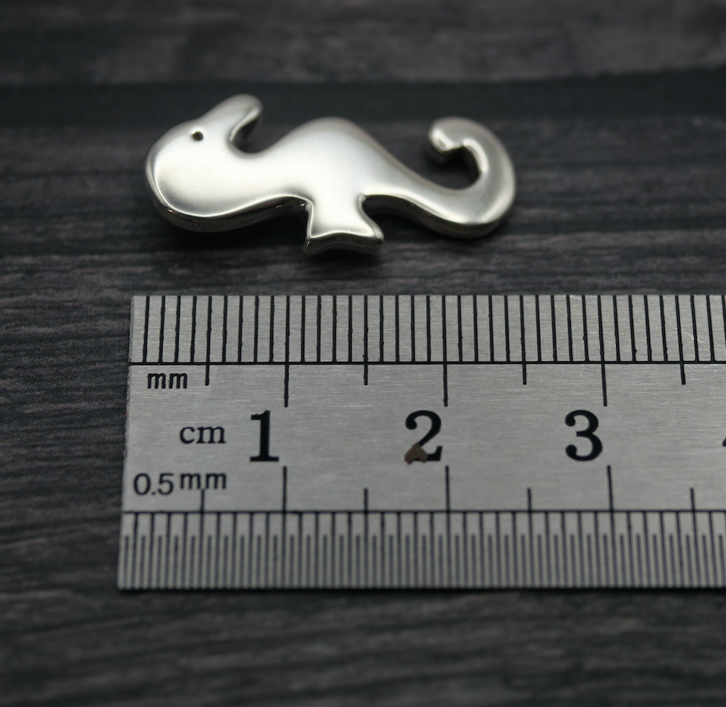 Limited Edition - Seahorse - Handmade Solid Sterling Silver Pendant with Snake Chain