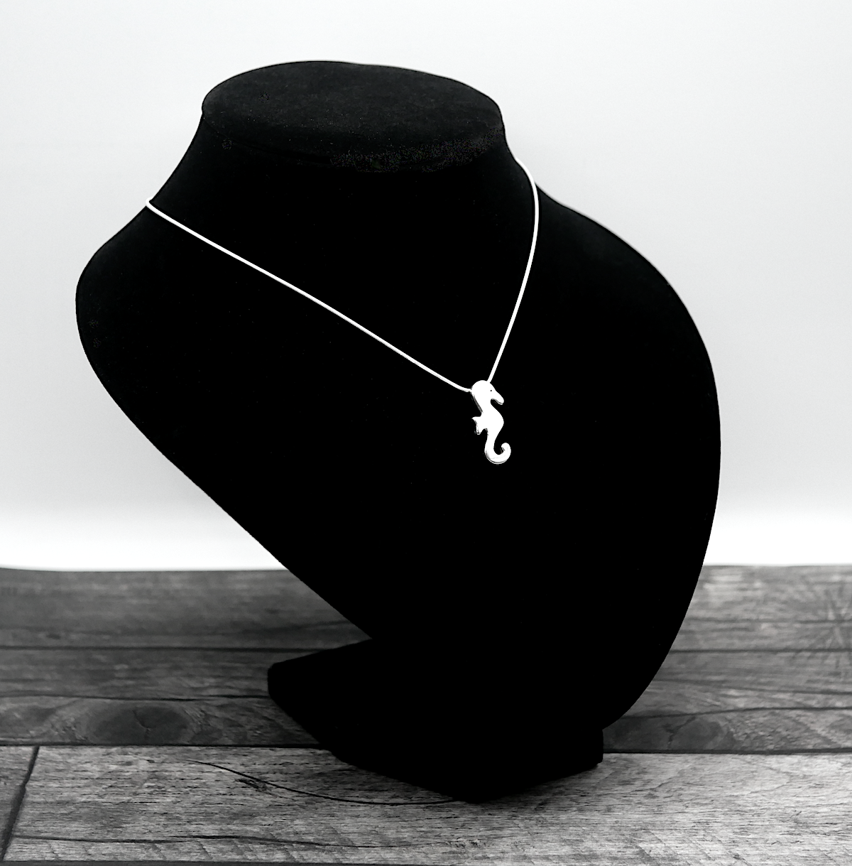 Limited Edition - Seahorse - Handmade Solid Sterling Silver Pendant with Snake Chain