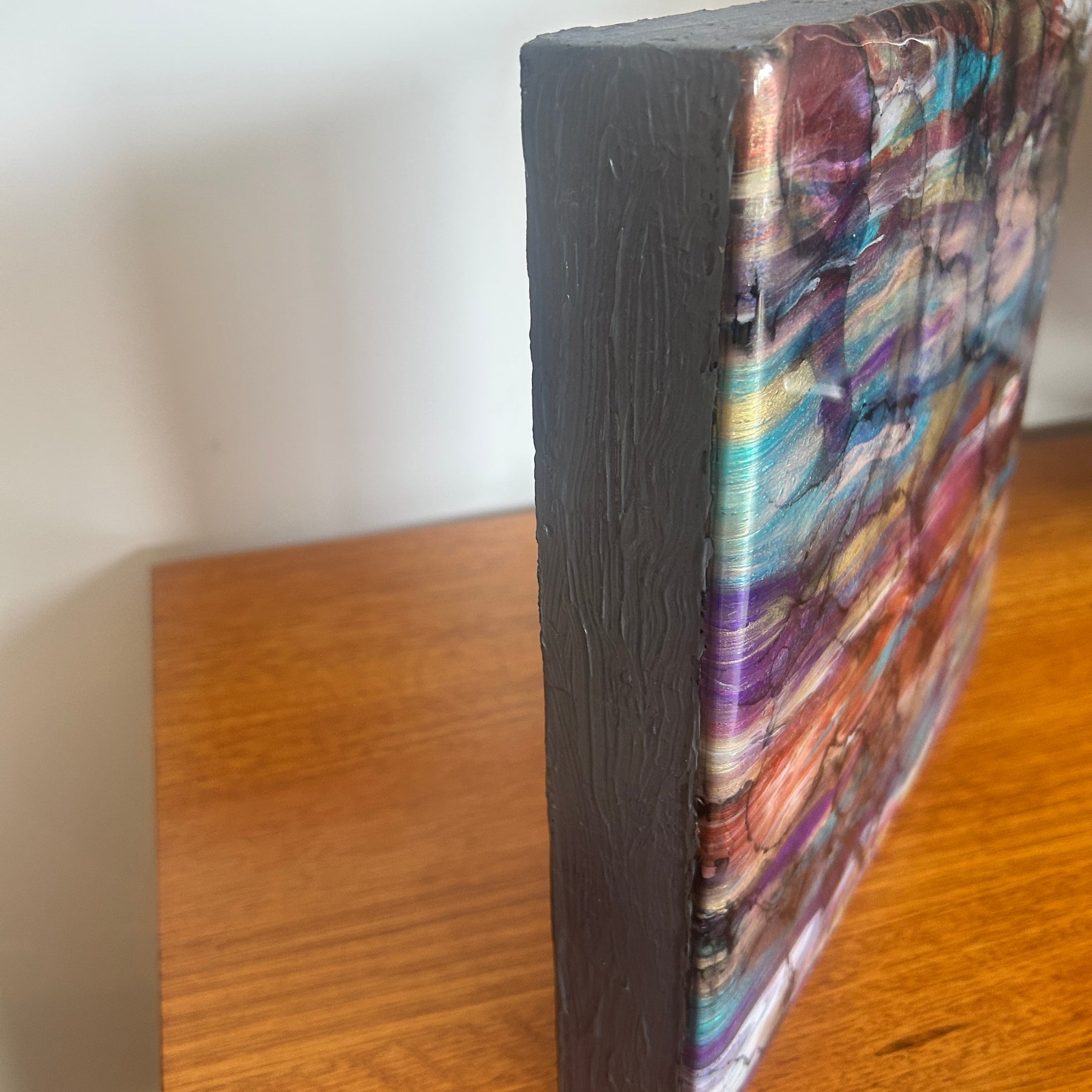 Wall Art | Timber | Alcohol Ink/ Abstract