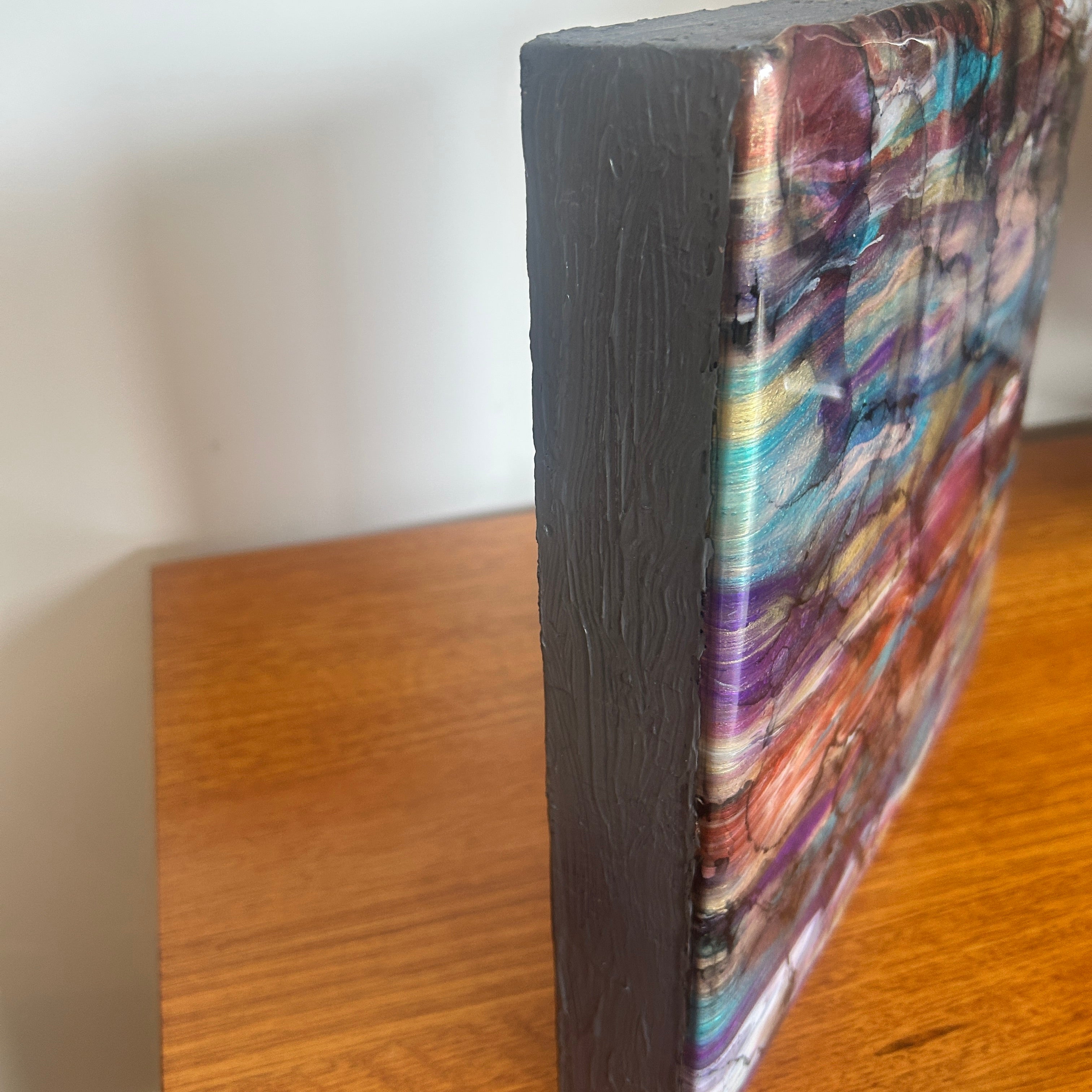 Wall Art | Timber | Alcohol Ink/ Abstract