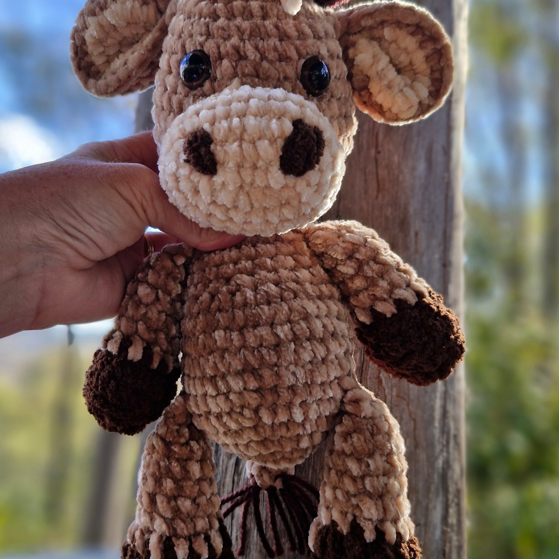 Adorable Crochet BABY HIGHLAND COW / BULL