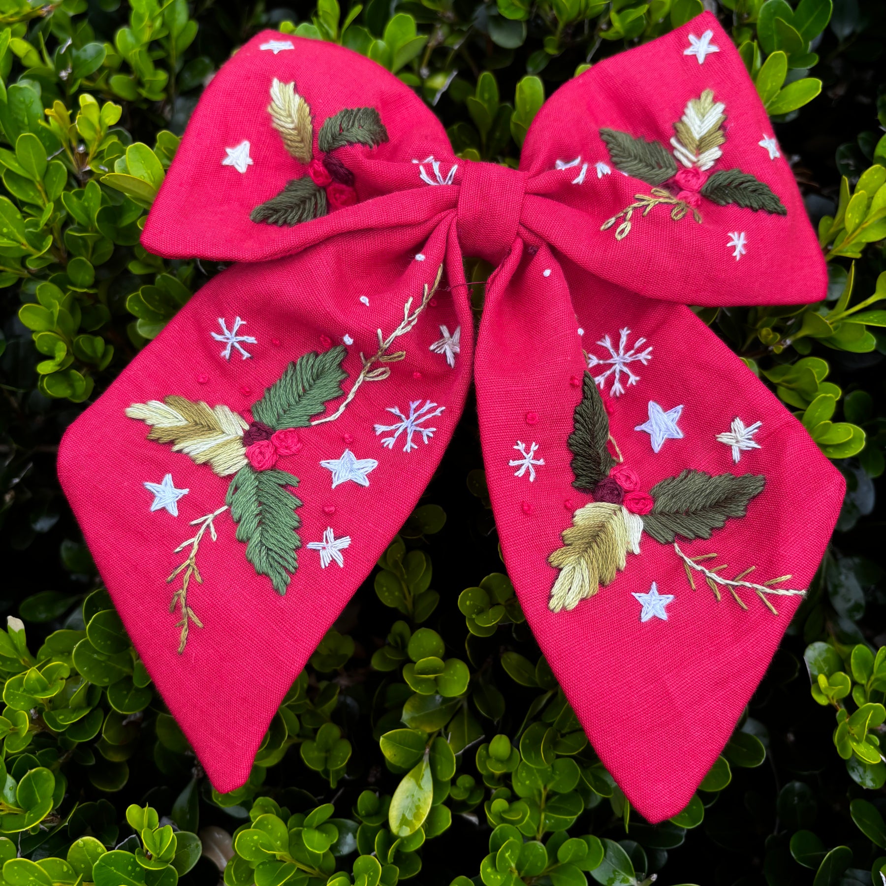 Christmas Hair Bow