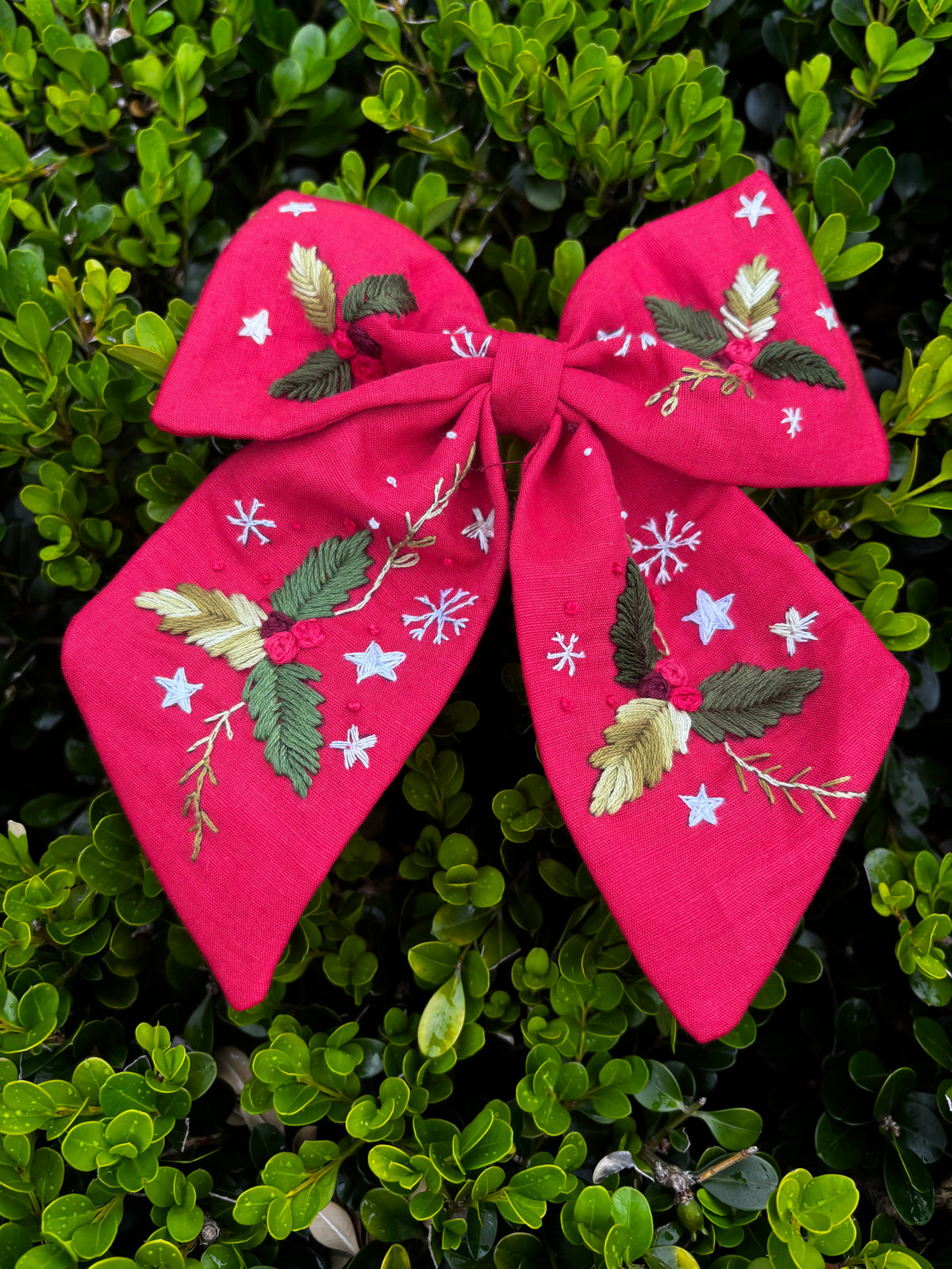 Christmas Hair Bow