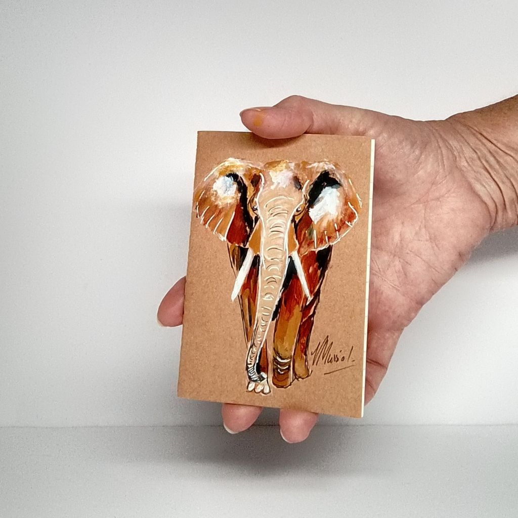 Safari Animal Handpainted Pocket Notebooks