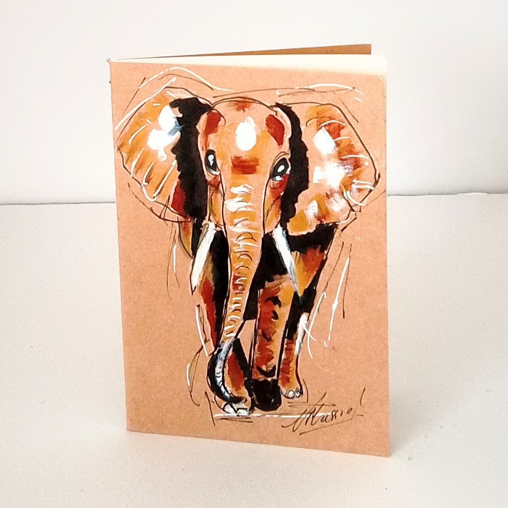 Safari Animal Handpainted Pocket Notebooks