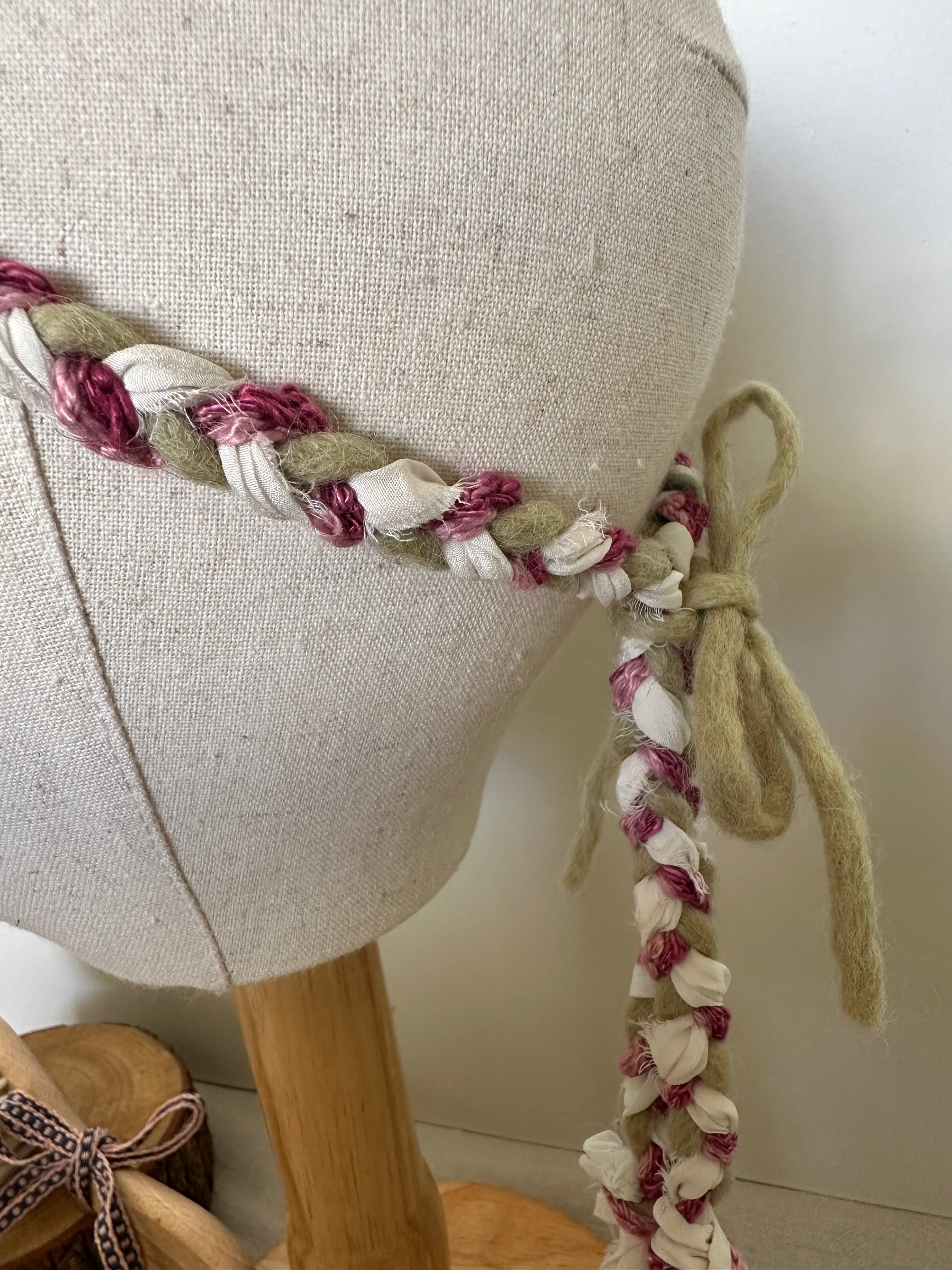 Plaited Headbands & Handwoven Ribbon Combos - Variety of Styles