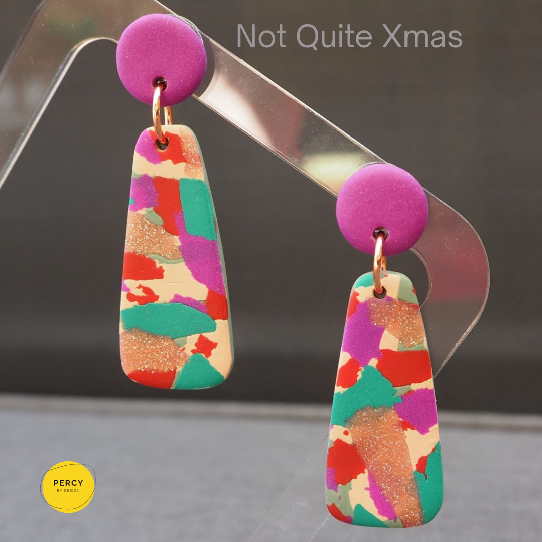 Mid-length dangles | Handmade Colorful Dangle Earrings | Many Styles Available