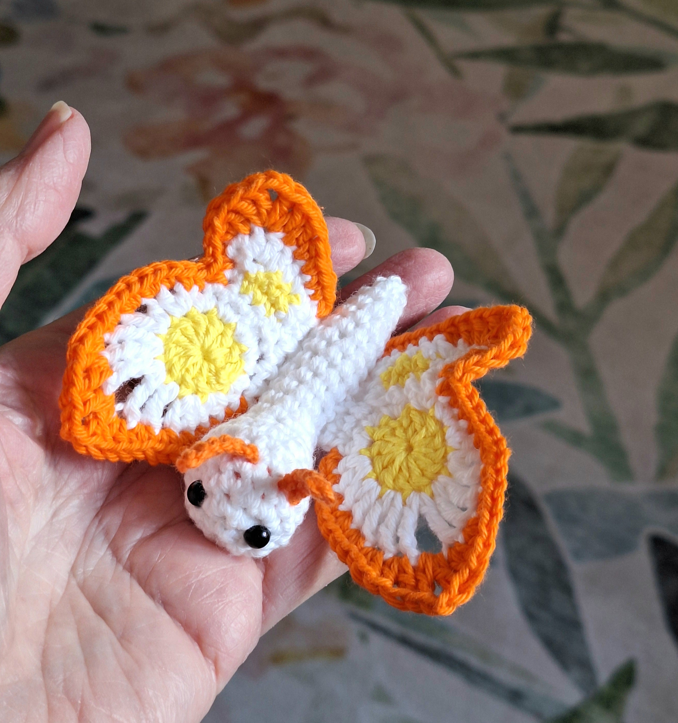 Handmade Crochet Butterfly & Bee Baby Mobile