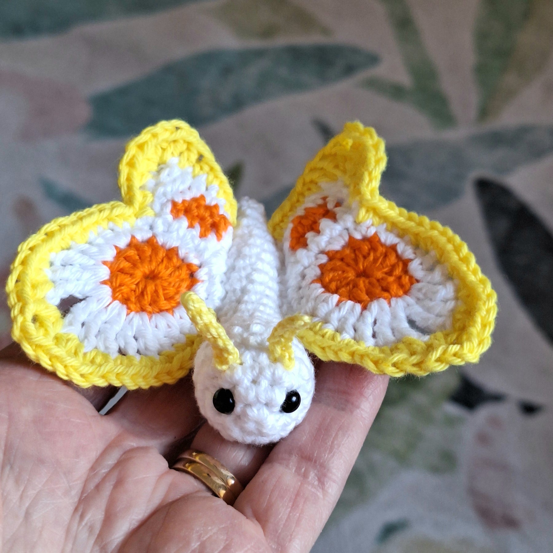 Handmade Crochet Butterfly & Bee Baby Mobile