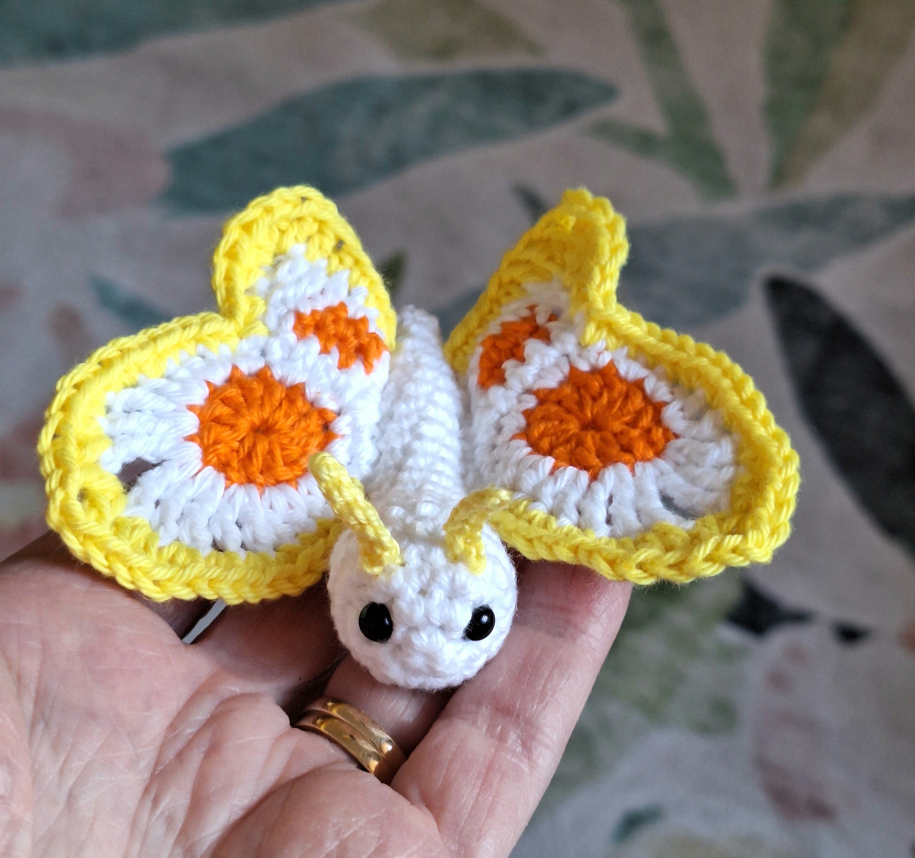 Handmade Crochet Butterfly & Bee Baby Mobile