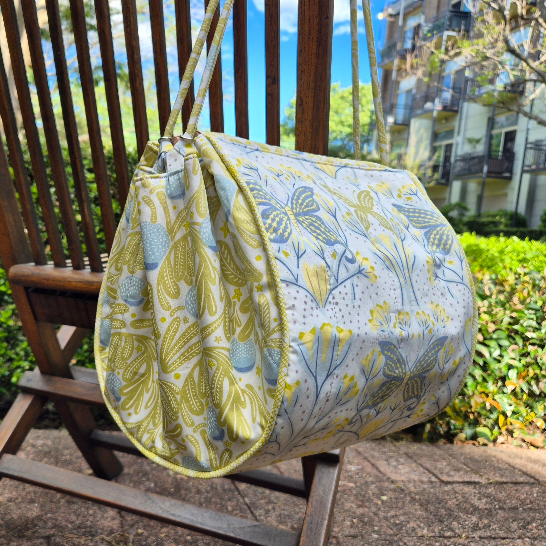 Large Knitting Project Bag – Convertible Shoulder Bag