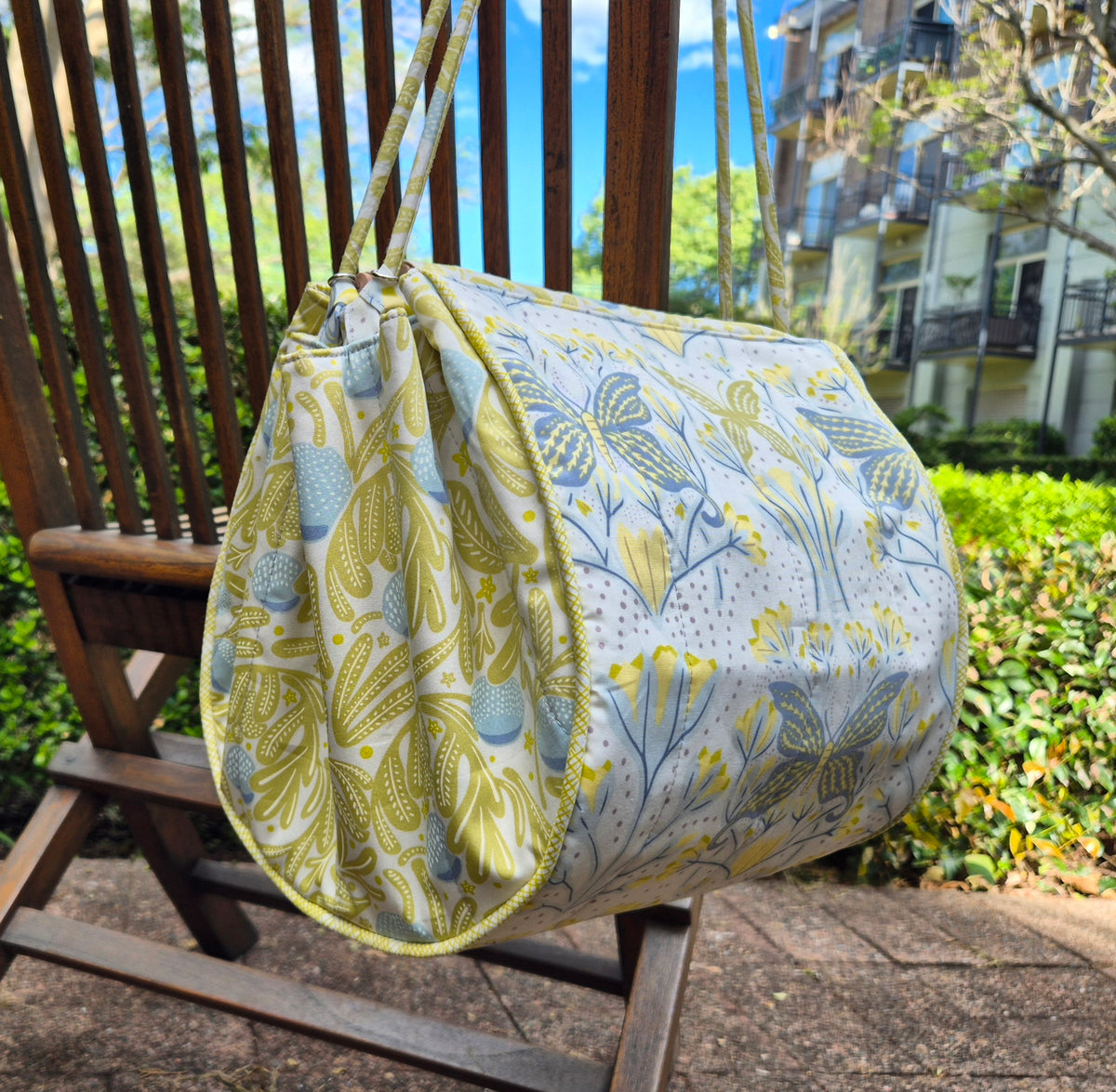 Large Knitting Project Bag – Convertible Shoulder Bag