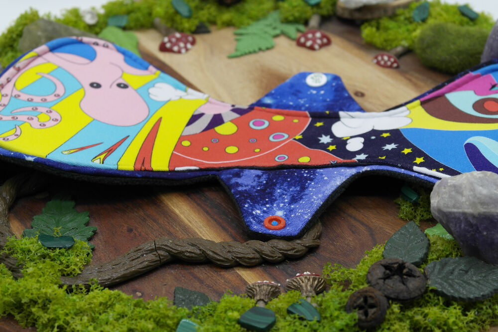Eco-friendly reusable cloth pad 14" heavy (Flexuous) - As above, So below