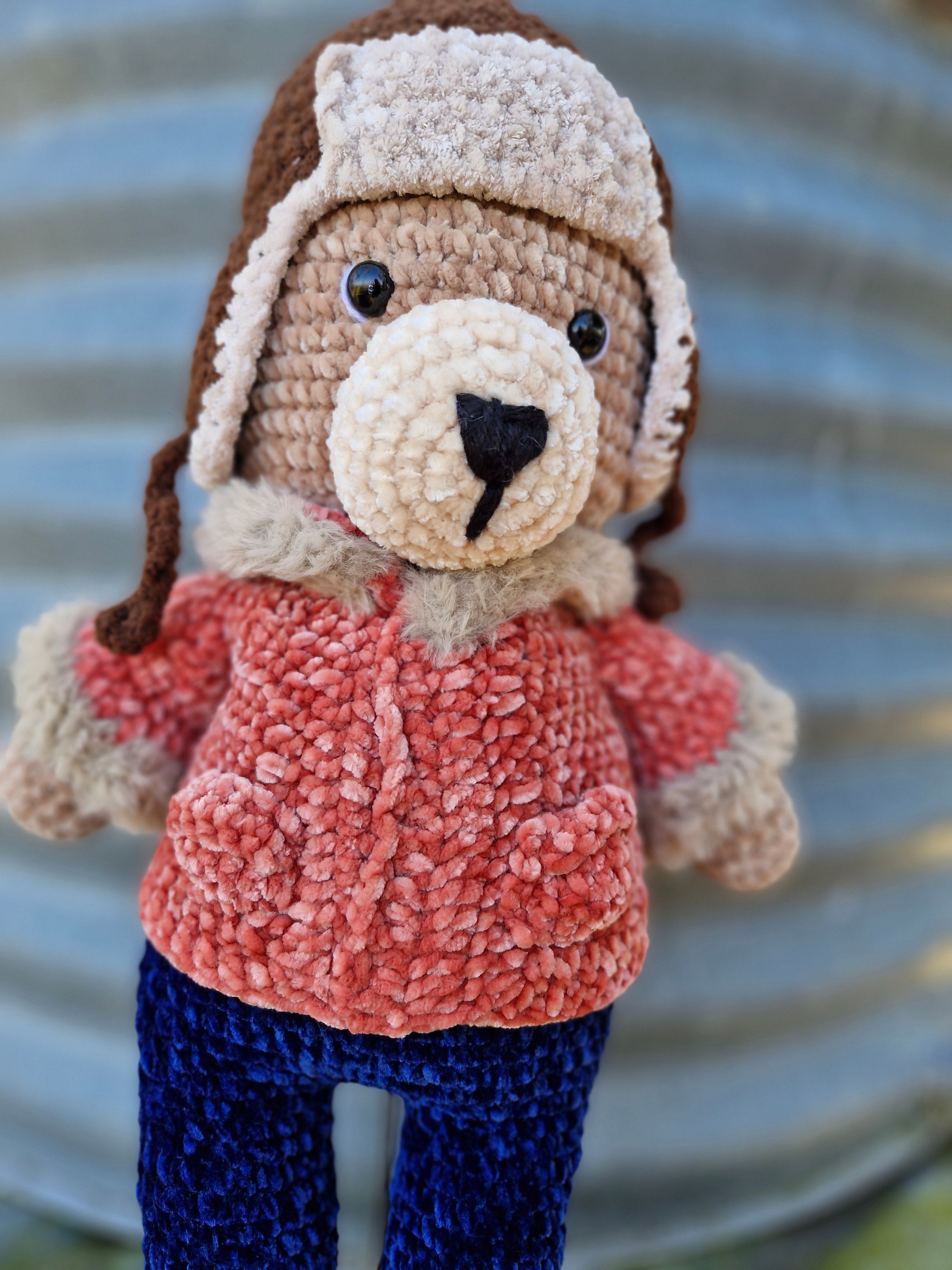 Meet Barnaby the Large Alaskan Crochet Bear