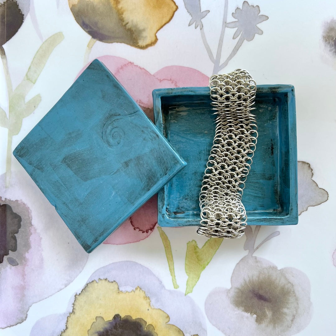 Rosetta | Sterling Silver handmade cuff bracelet