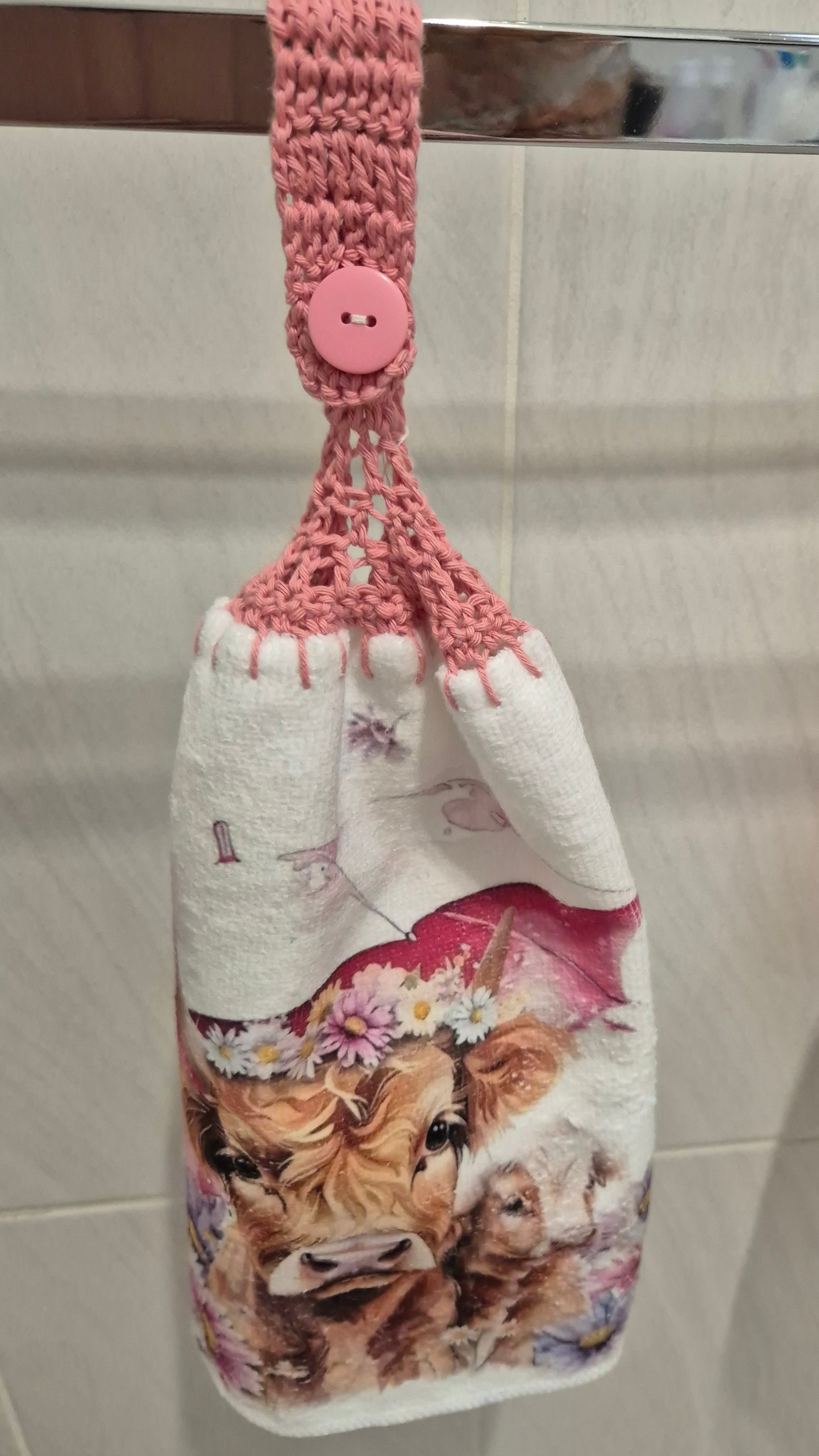 Crochet Double Thickness Hand Towel/Tea Towel