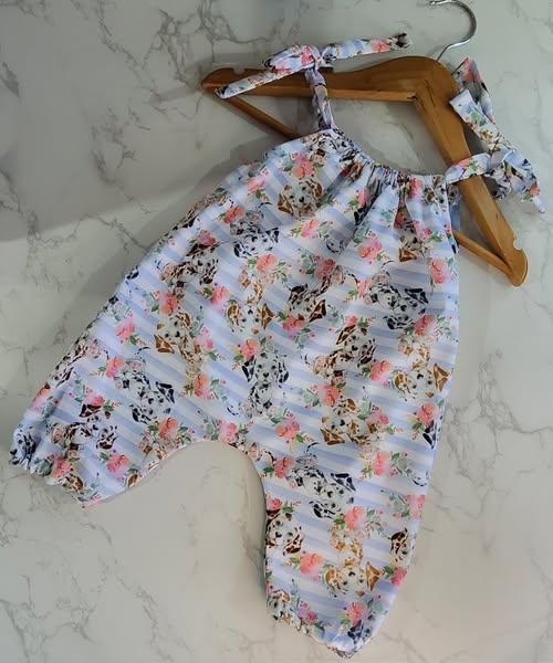 Puppy Love Baggy Romper Size 00