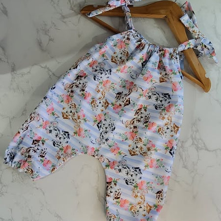 Puppy Love Baggy Romper Size 00