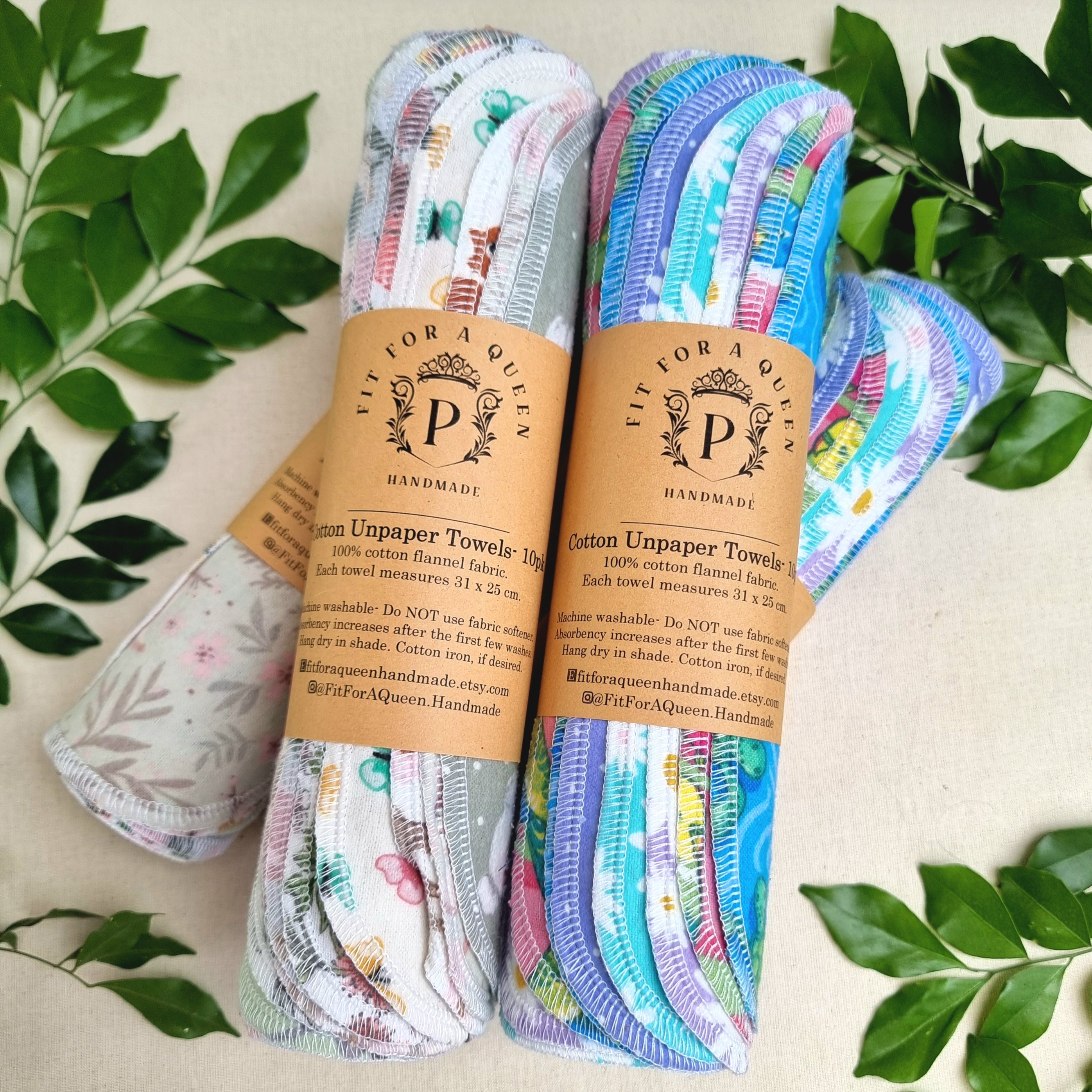 Reusable Unpaper Towels Set of 10
