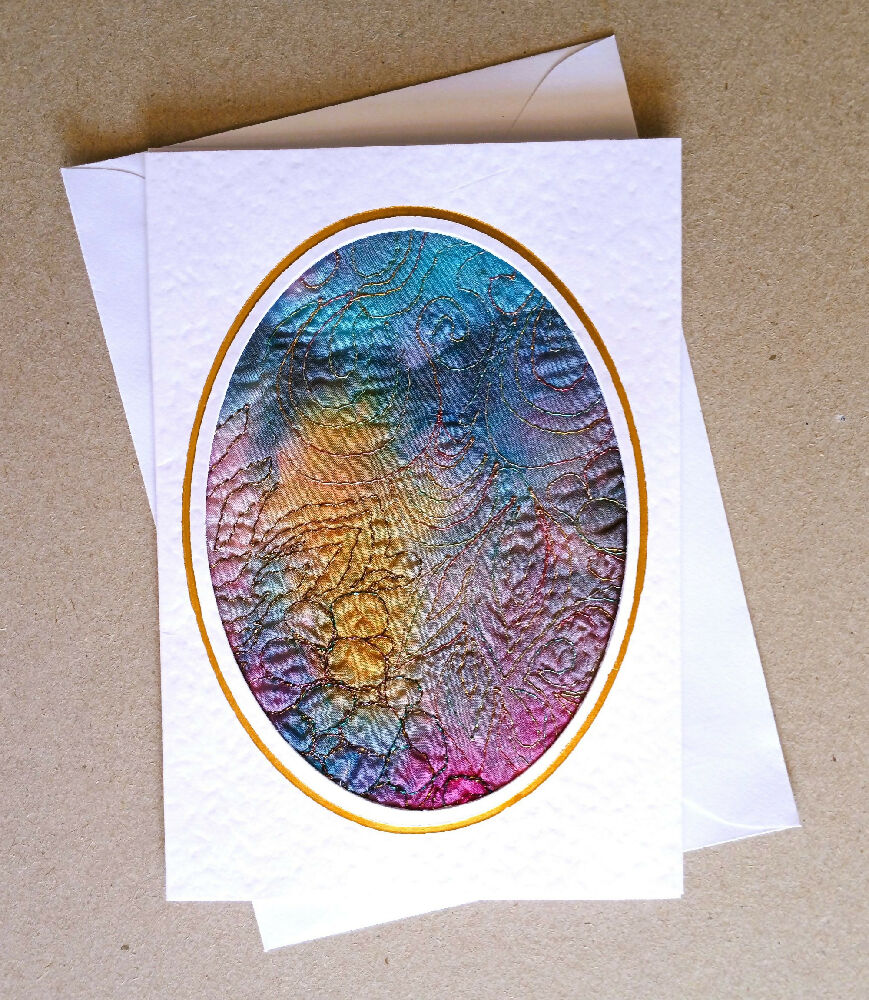 Dyed silk2  card #2