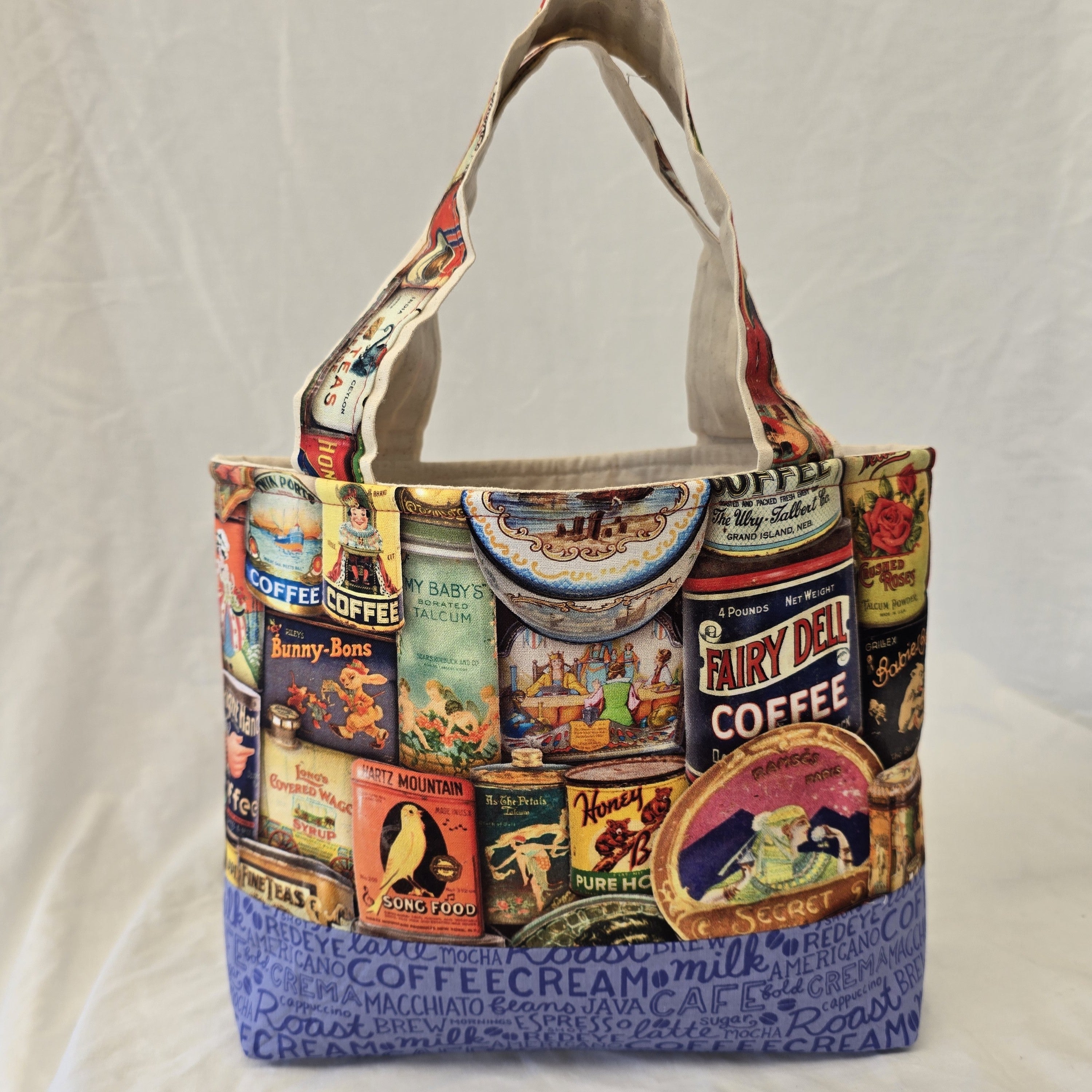 Handmade | Classic Handbag | Coffee Print | Coffee and Cafe Collection