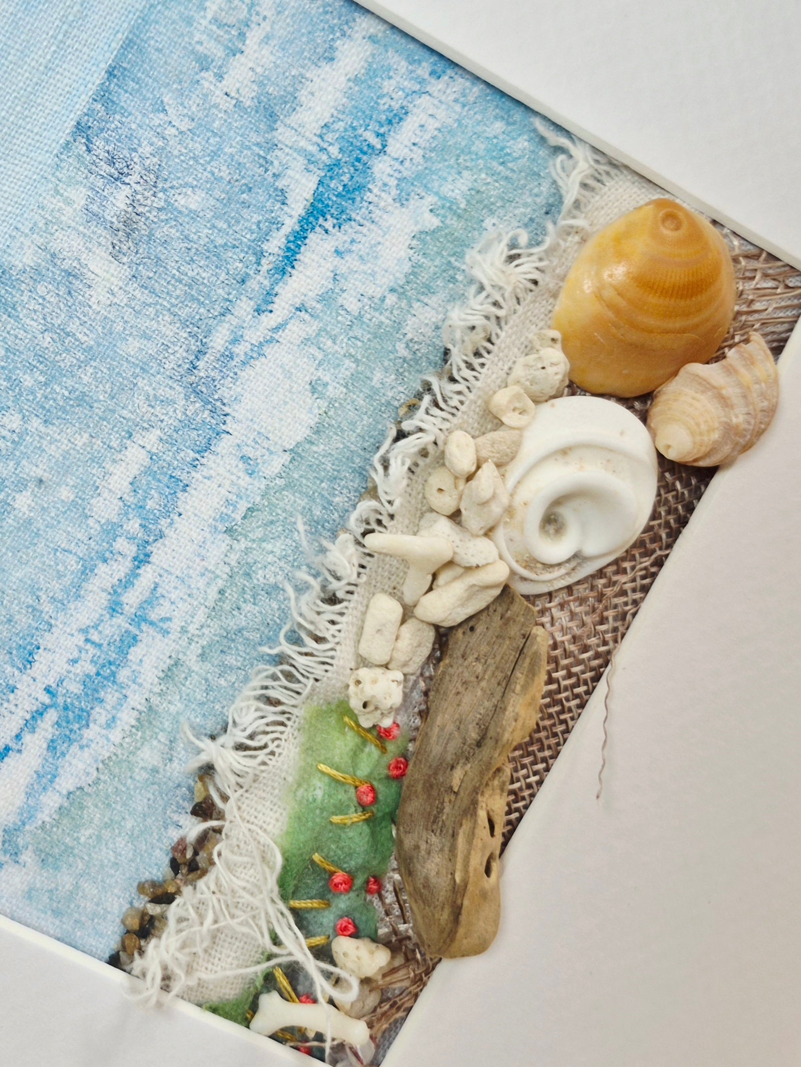 Lazy Days Mixed Media Art