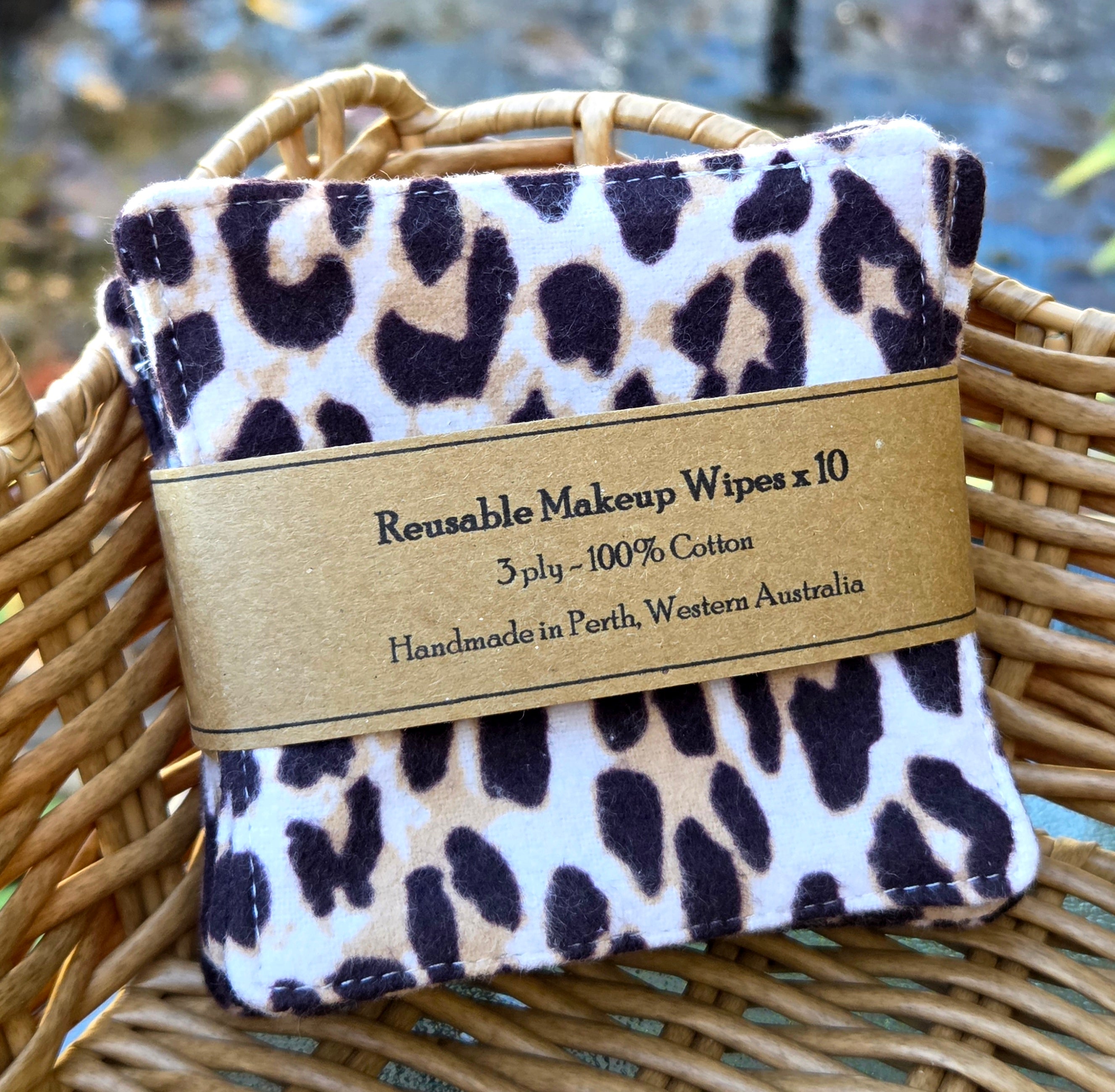 Reusable Makeup Wipes, 10 per pack