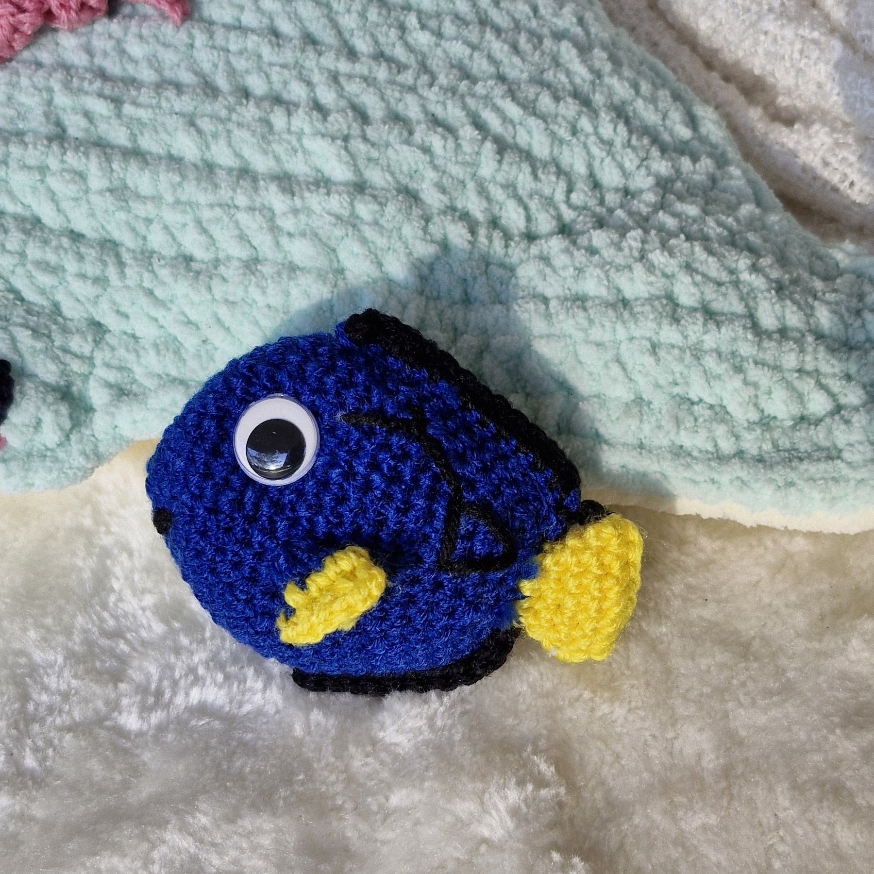 Manta Ray & 3 friends- Dory, Seahorse & Octopus.