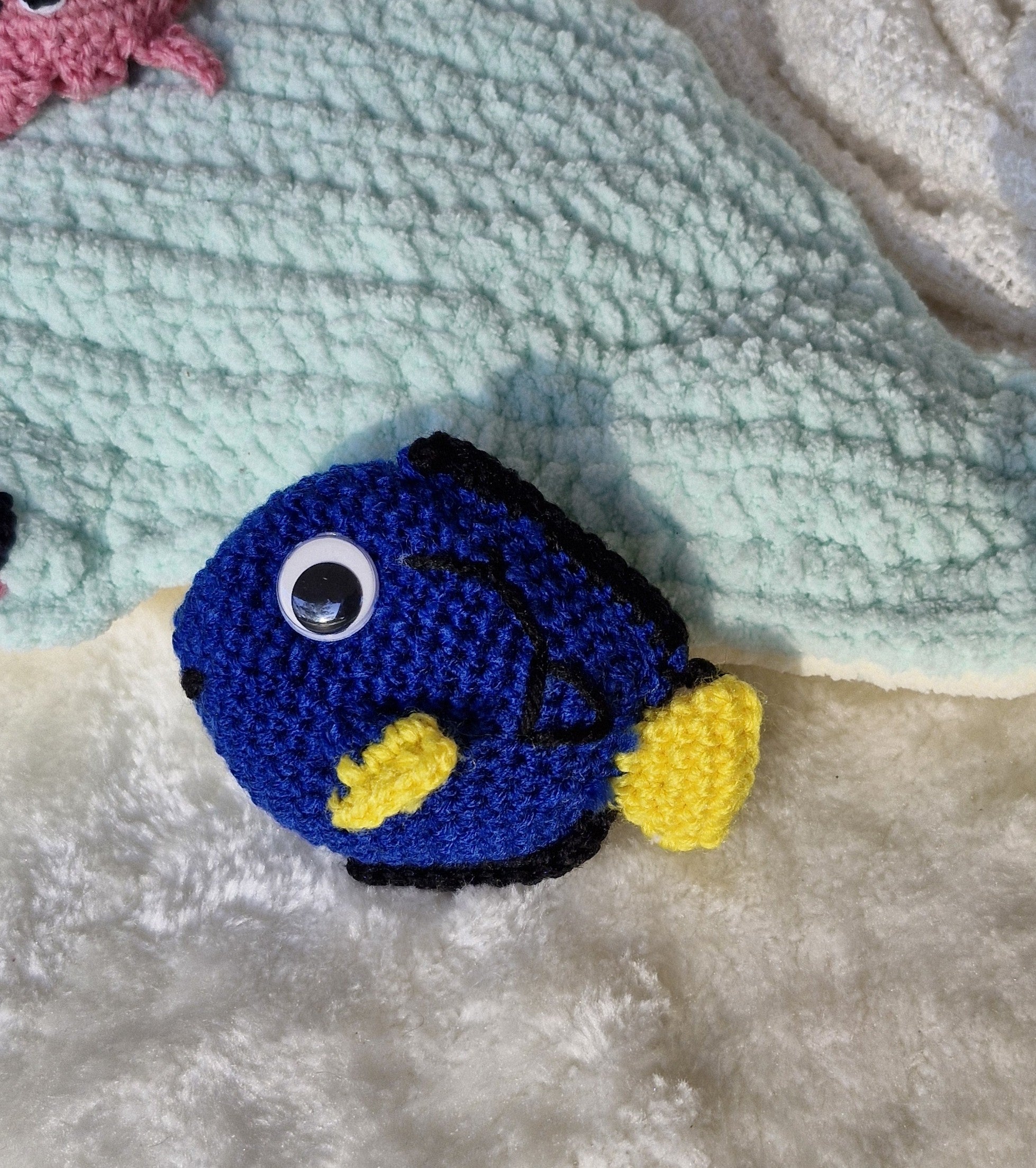 Manta Ray & 3 friends- Dory, Seahorse & Octopus.