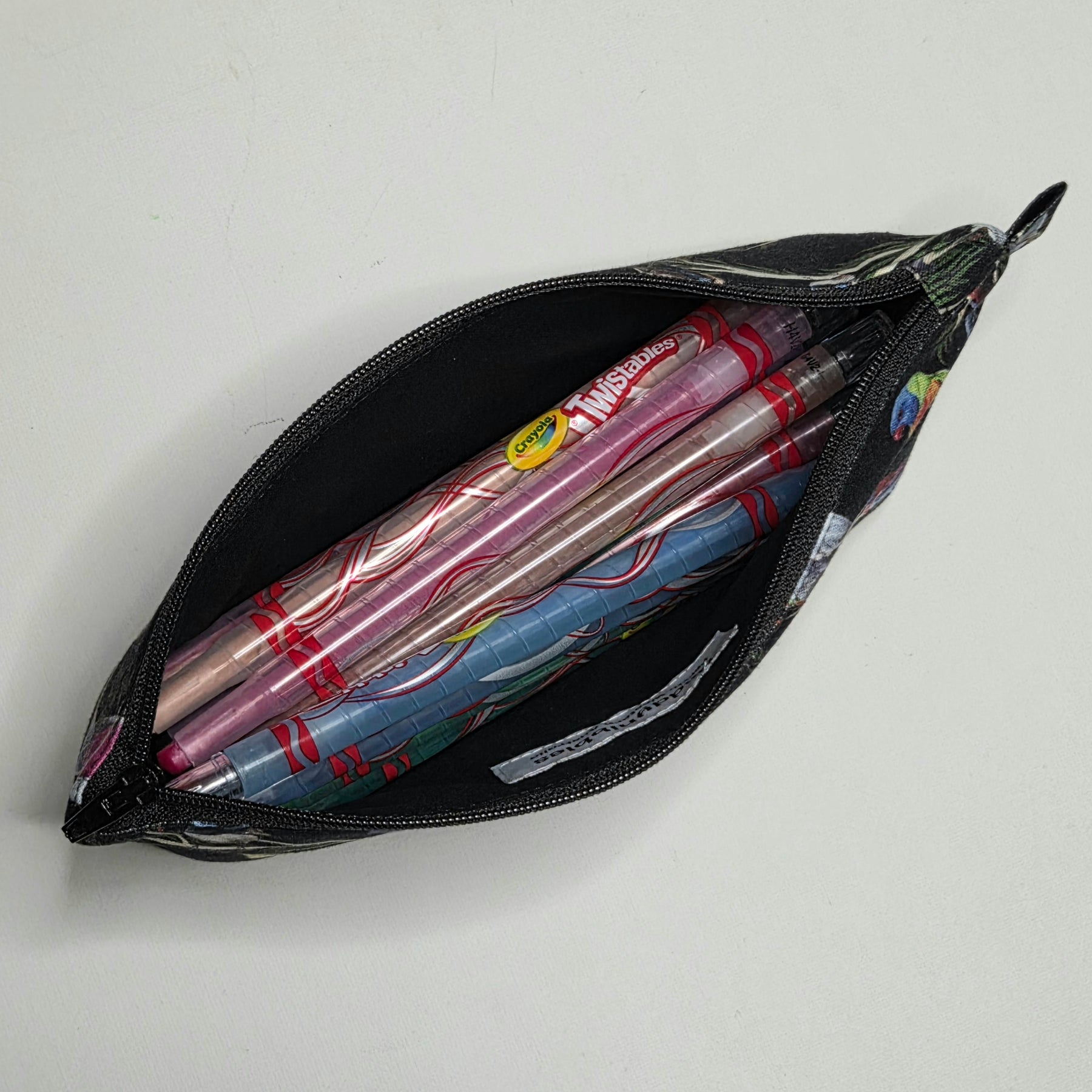 Pencil case in Gorgeous Australian Bird fabric