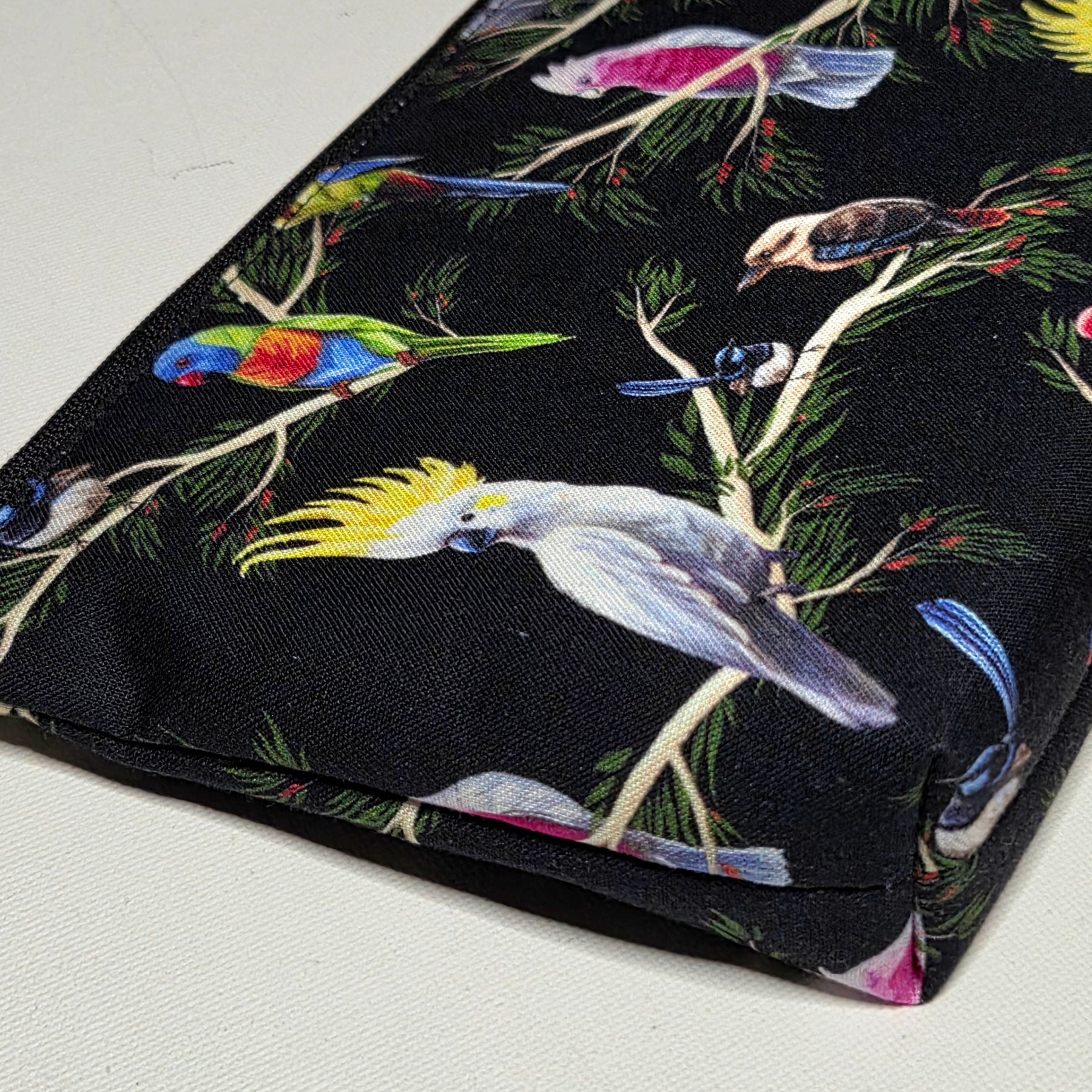 Pencil case in Gorgeous Australian Bird fabric