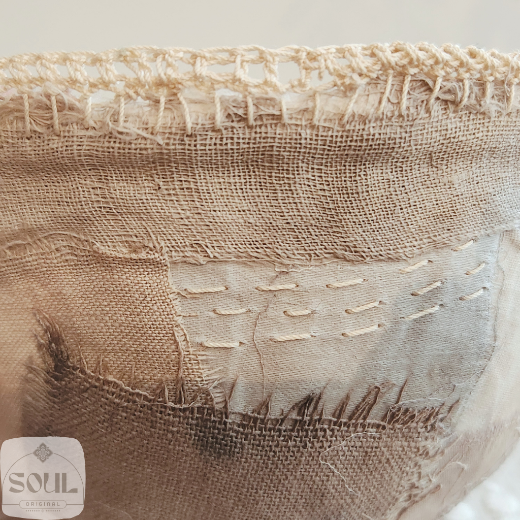 Textile Art Bowl – Natural & Earthy (6)
