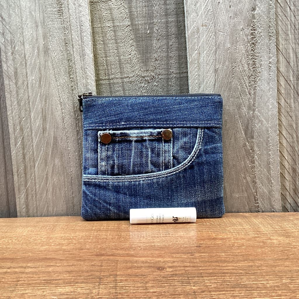 Upcycled Denim Coin Purse – Bluegrass Pocket