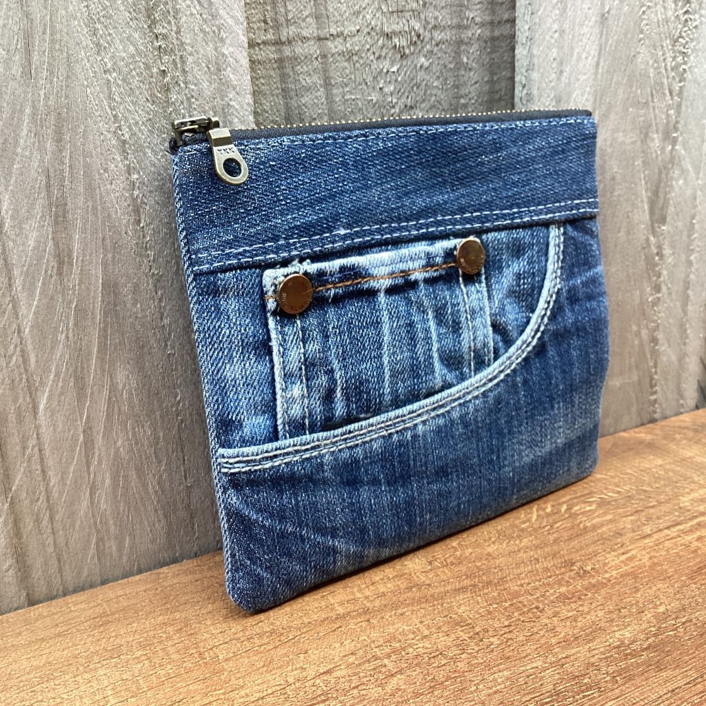 Upcycled Denim Coin Purse – Bluegrass Pocket