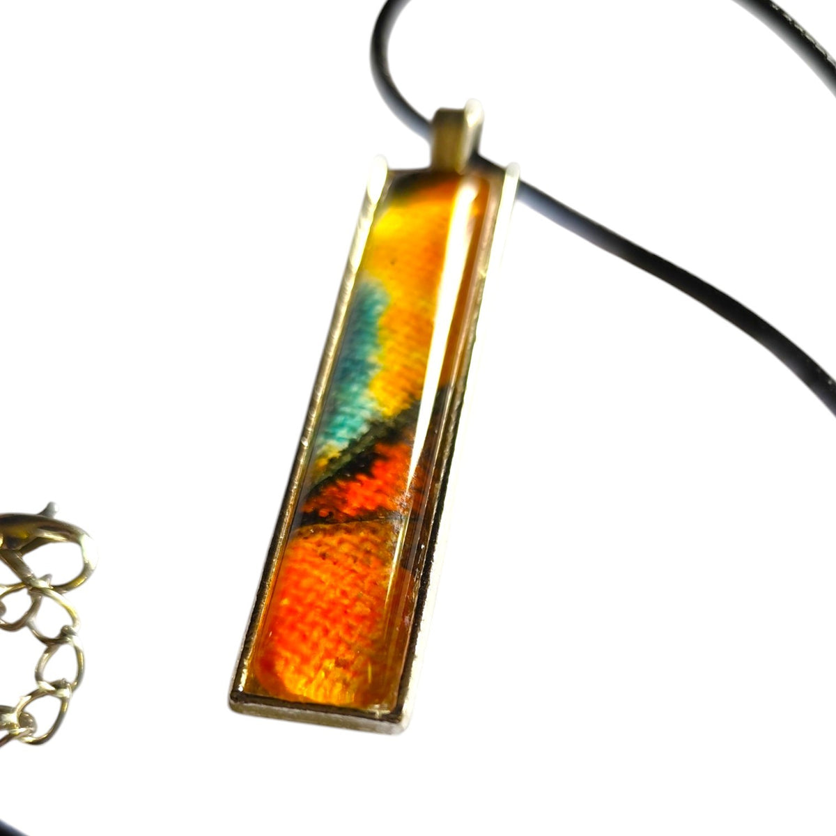 Landscape Pendant Necklace, Wearable Original Painting