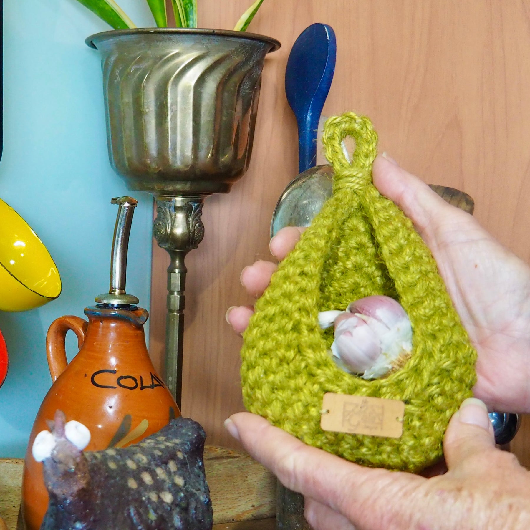 Hanging Basket (Garlic Pod)