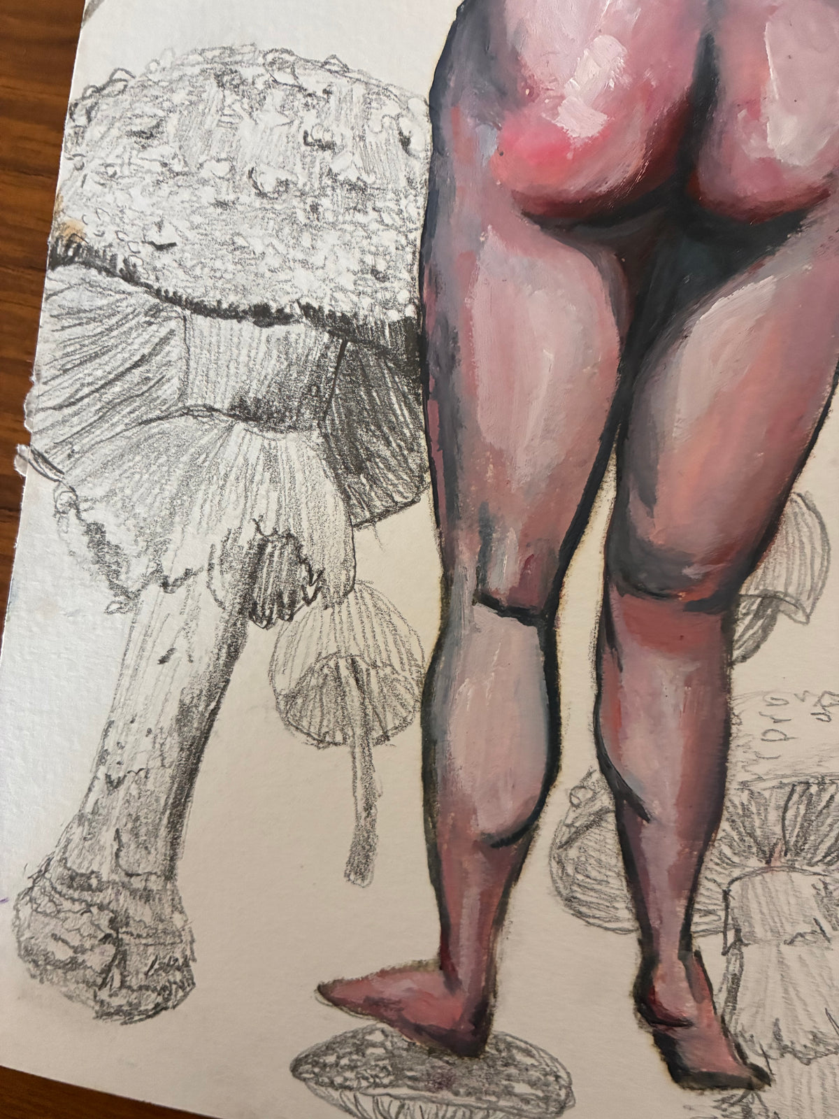 Original Mushroom Lady Artwork