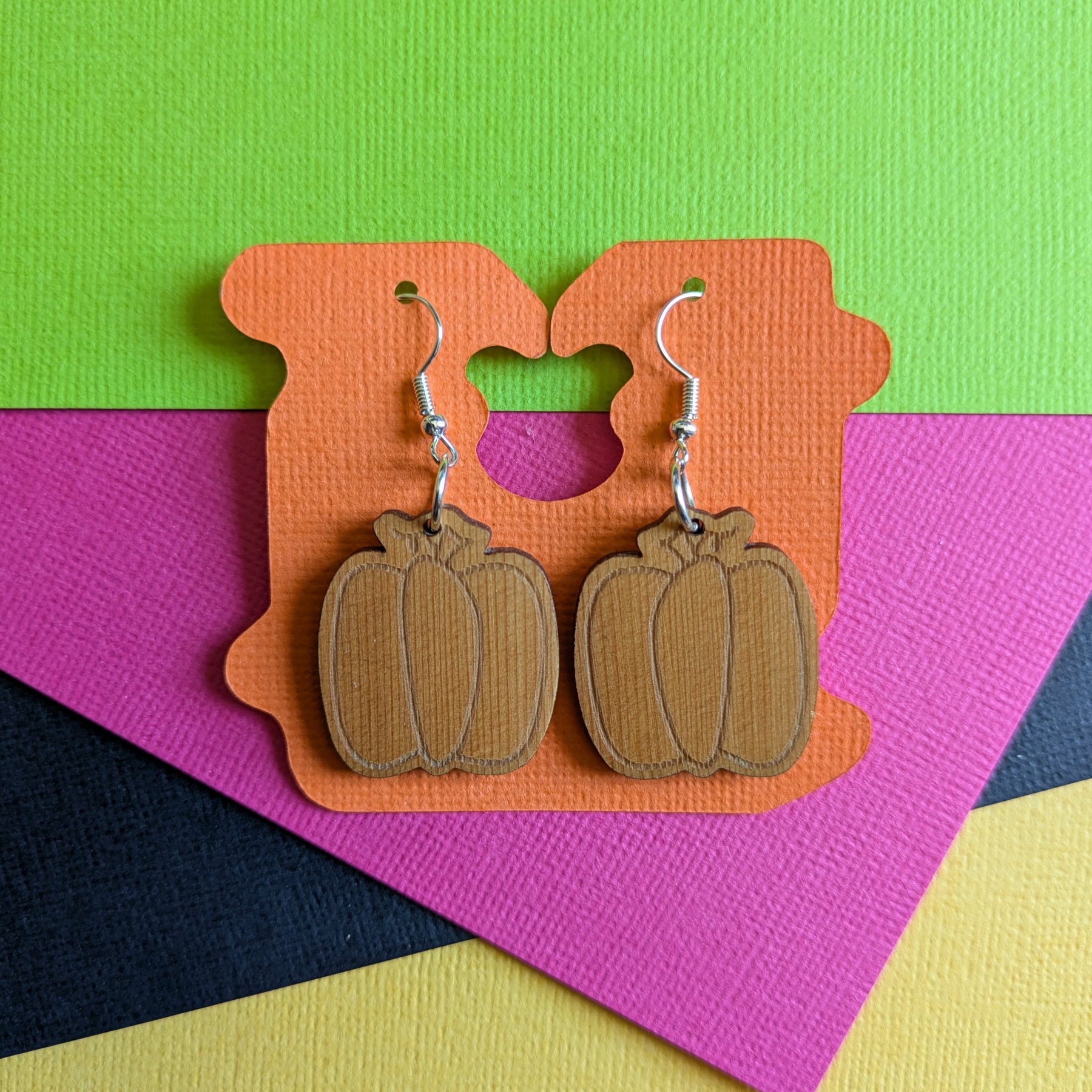 Whimsical Tasmanian Timber Earrings