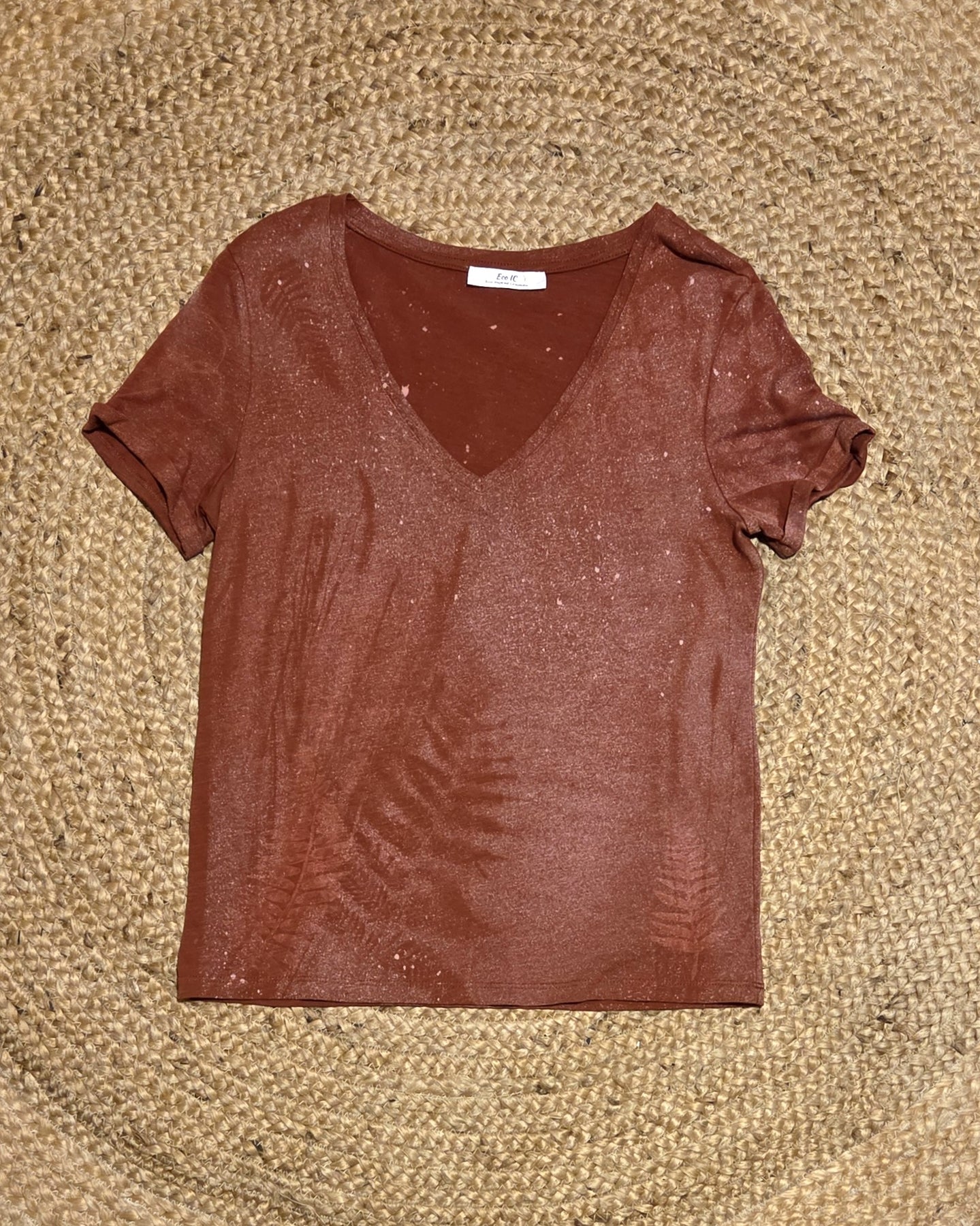 Botanical T-Shirt - Various Sizes - Natural Stencil - Last of this Collection