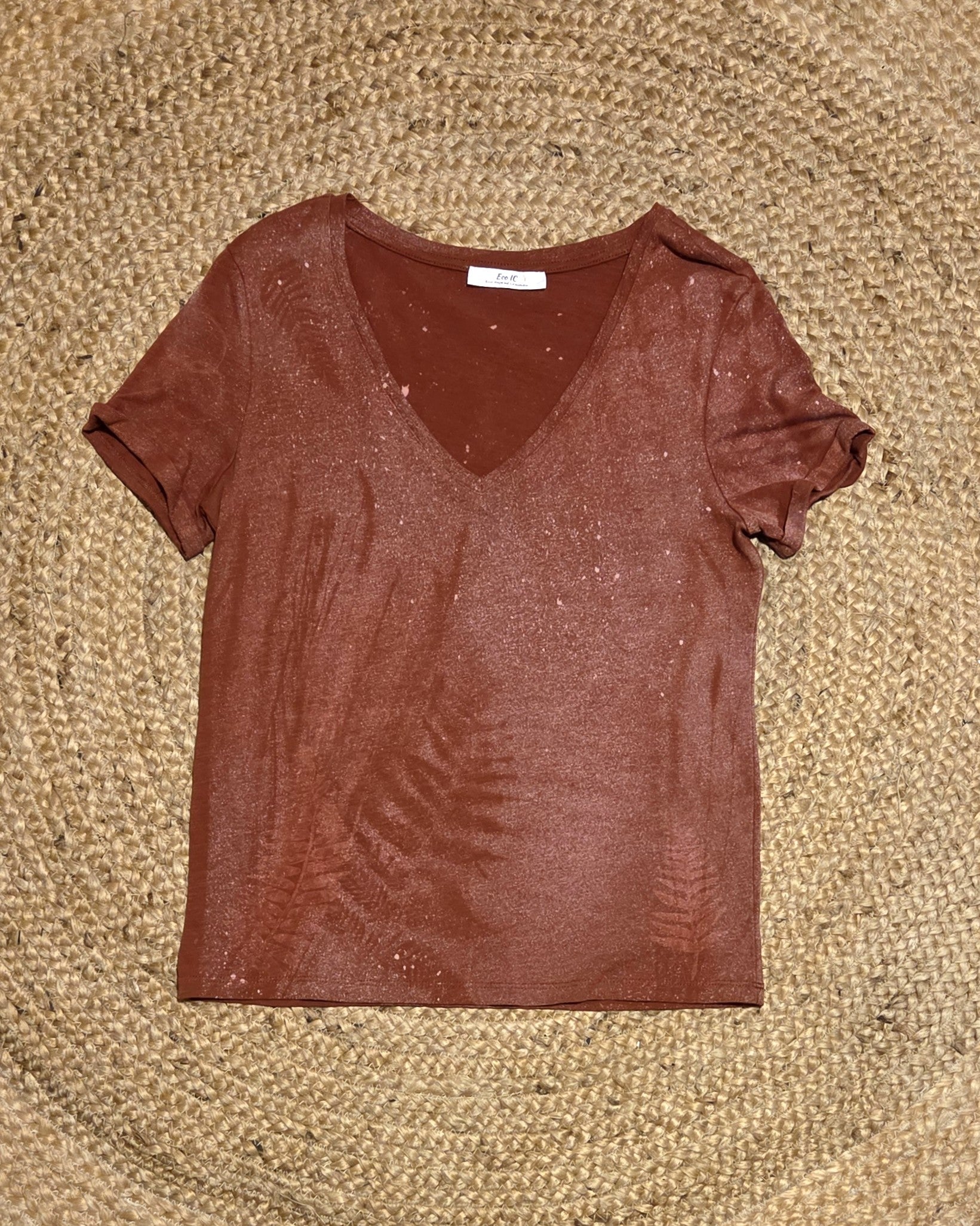 Botanical T-Shirt - Various Sizes - Natural Stencil - Last of this Collection