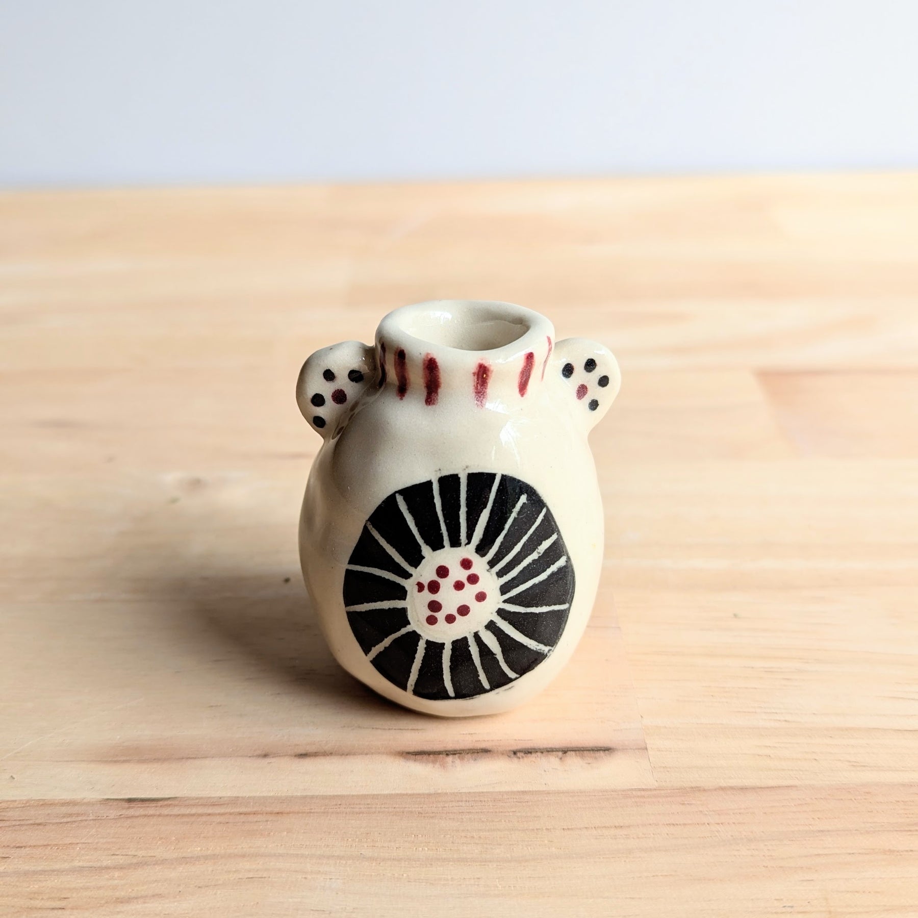 Handmade Mini Ceramic Vase| cute flower vase| Mother's day gift