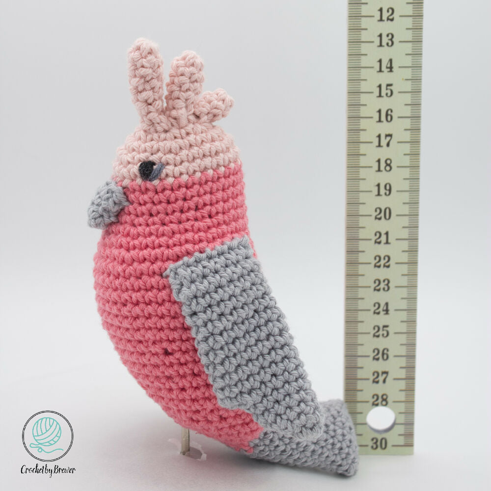 Ella the Galah | Handmade Crochet Toy