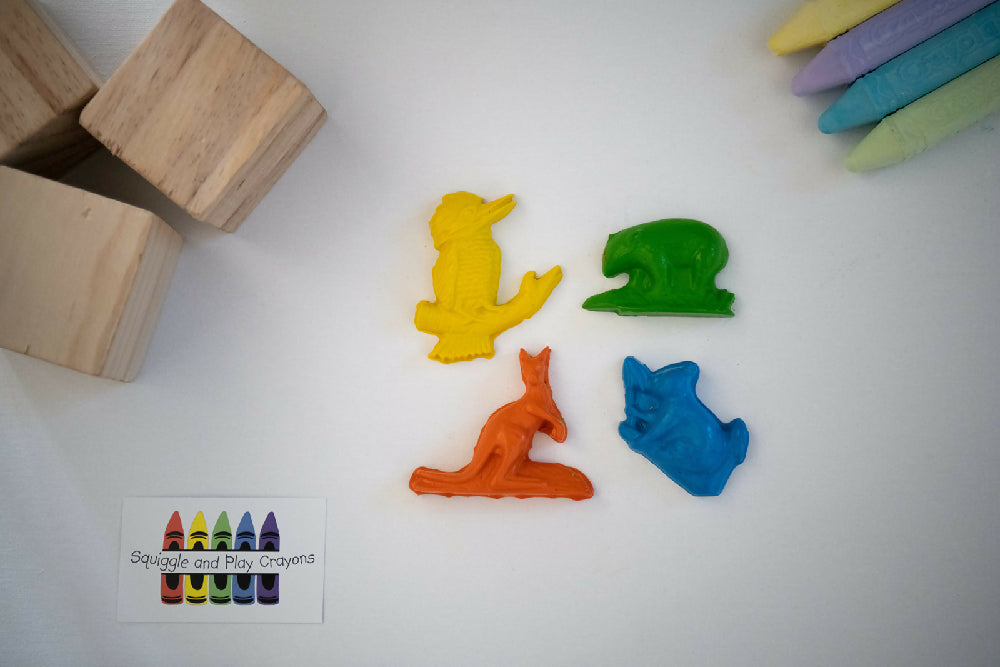 Aussie Animal Crayons